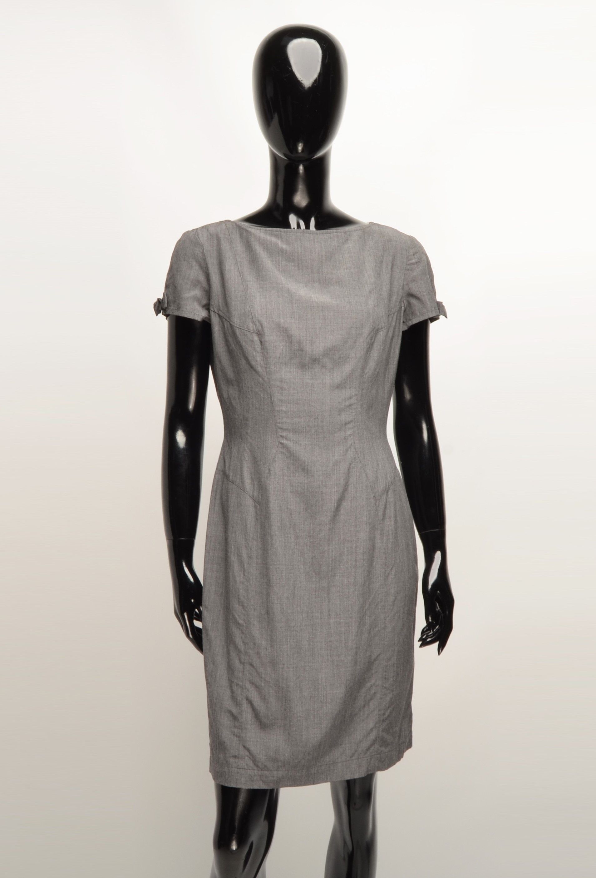 Mugler × Thierry Mugler Vintage Thierry Mugler Lilac Wool Dress Size M / US 6-8 / IT 42-44 - 1 Thumbnail