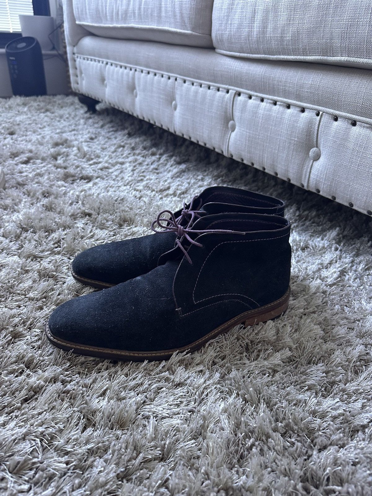 Ted Baker Navy Suede Boot - Ted Baker Men’s US 11 Size US 11 / EU 44 - 2 Thumbnail