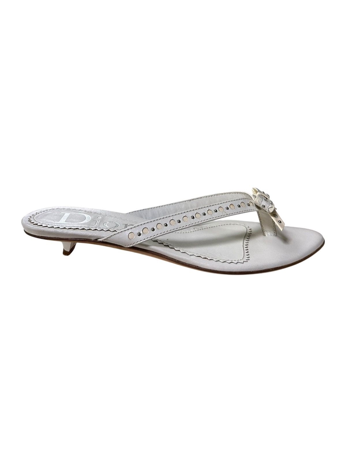 Dior CHRISTIAN DIOR S/S 2004 D'Trick Studded Flip-Flop Sandals Size US 6 / IT 36 - 4 Thumbnail
