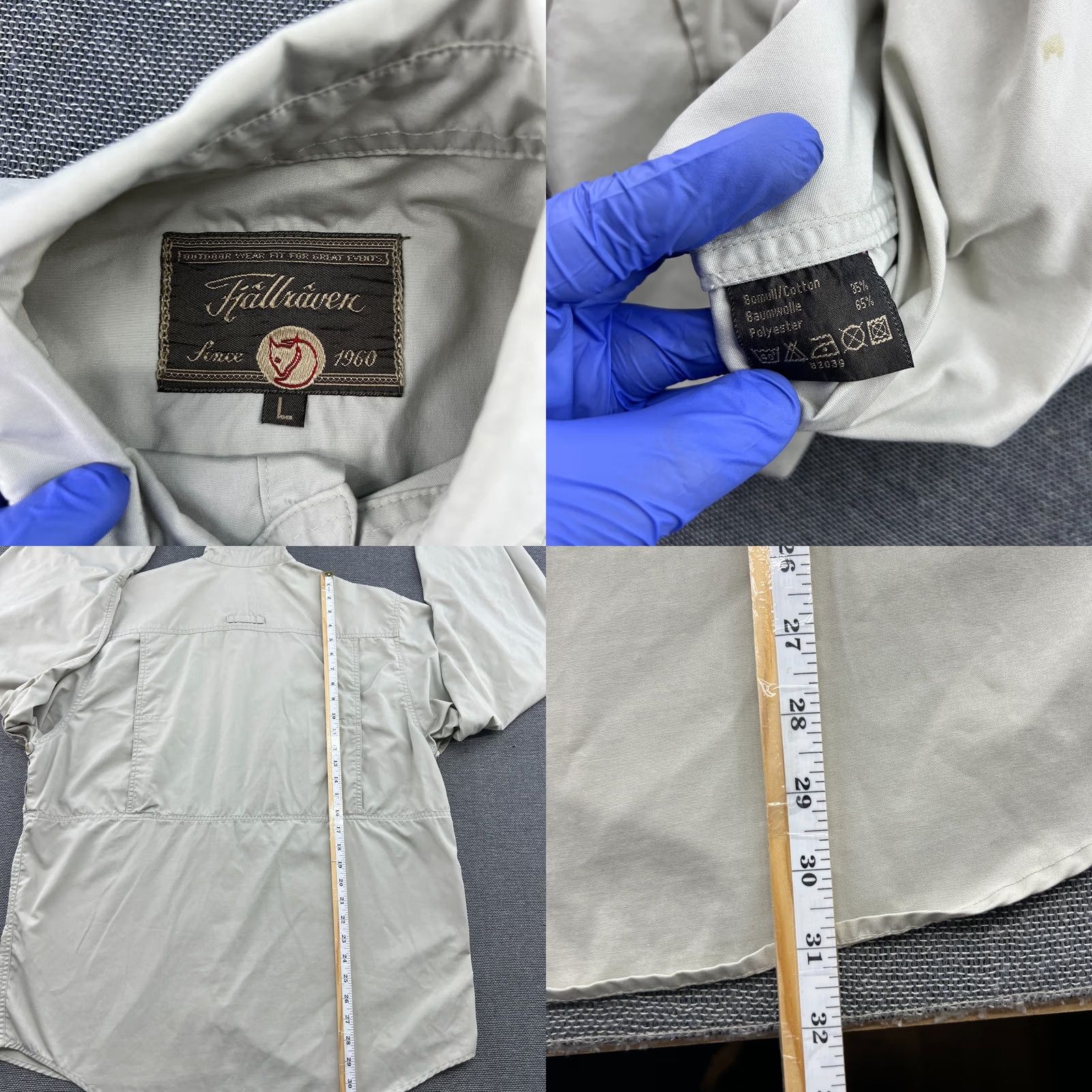 Napapijri VINTAGE Fjallraven Raven Shirt Mens Large Beige G-1000 Pockets Shirt Mens Large Beige G-1000 Pockets Size US L / EU 52-54 / 3 - 8 Thumbnail