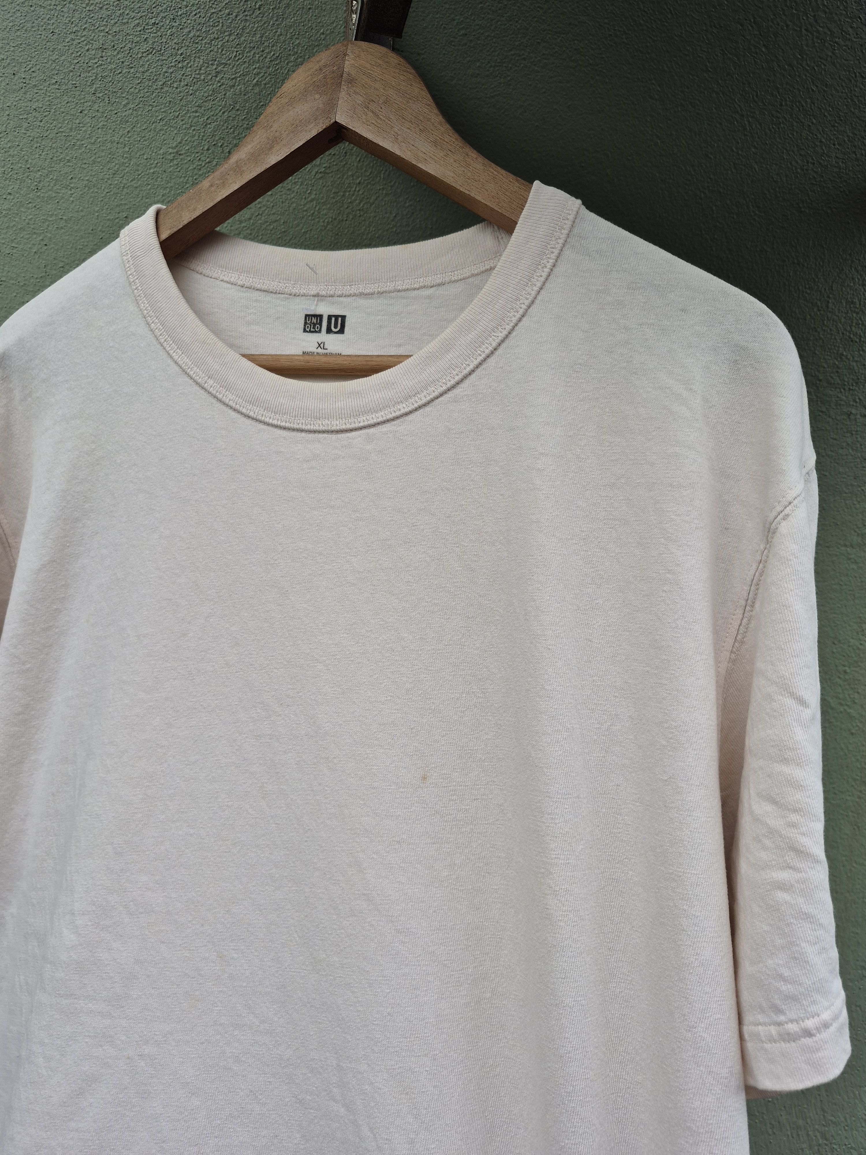 Japanese Brand 🔥 Uniqlo U Lemaire Plain Basic Essentials Tee Size US XL / EU 56 / 4 - 2 Thumbnail