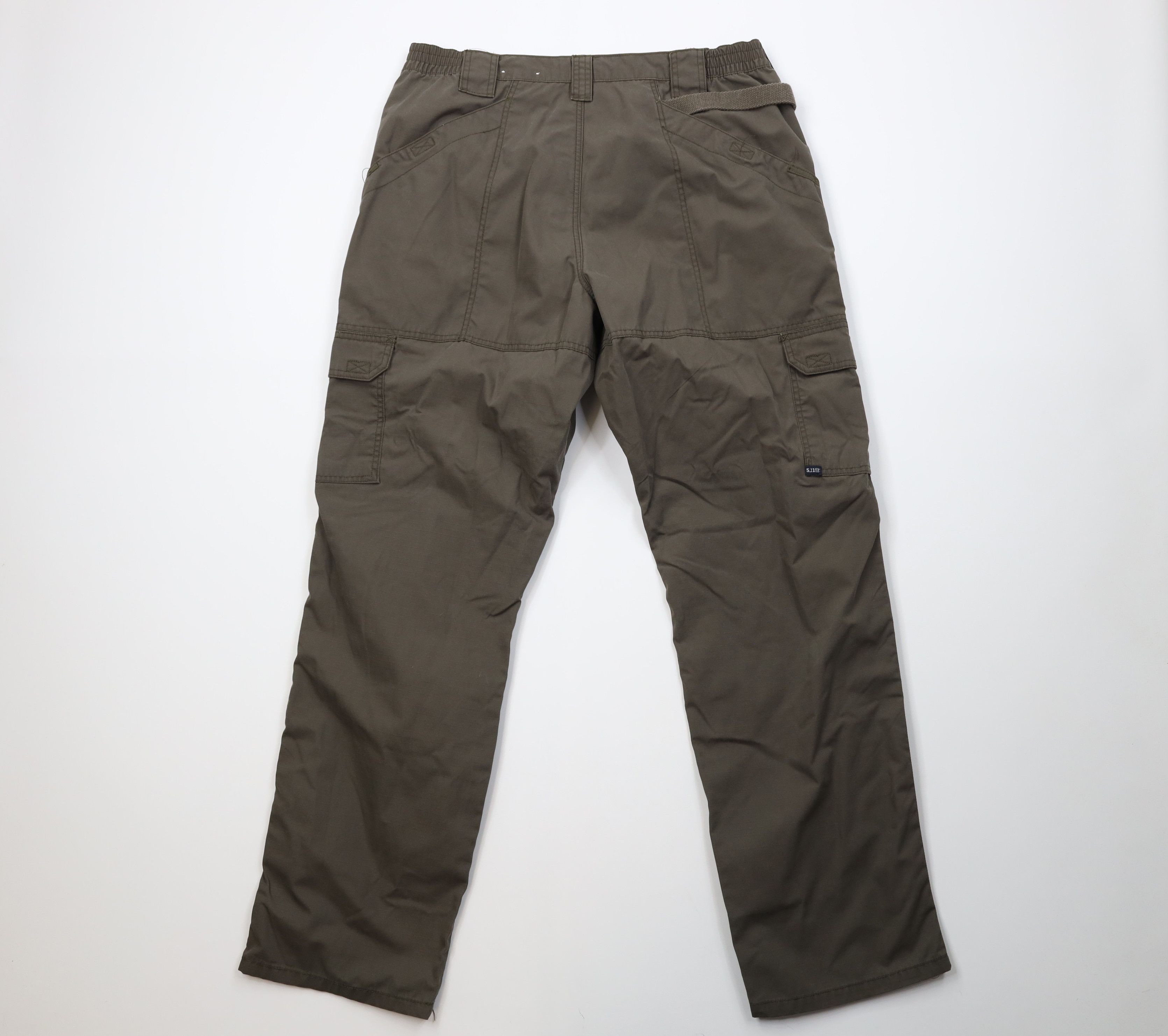 Vintage 5.11 Tactical Series Ripstop Taclite Pro Cargo Pants Olive Size US 38 / EU 54 - 10 Thumbnail