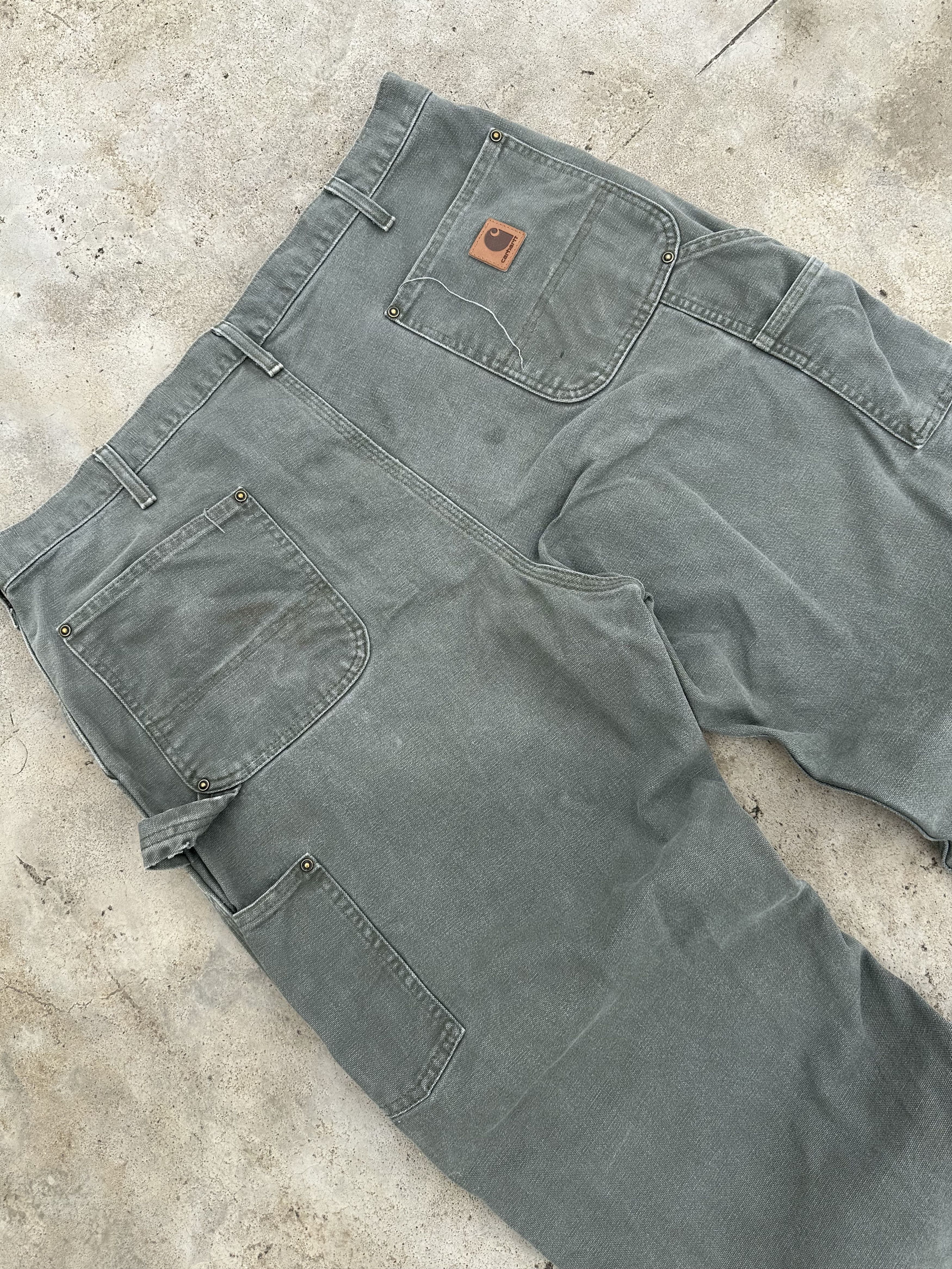 Carhartt Carhartt Double Knee Work Pants - Faded Olive (38x32) Size US 38 / EU 54 - 8 Thumbnail
