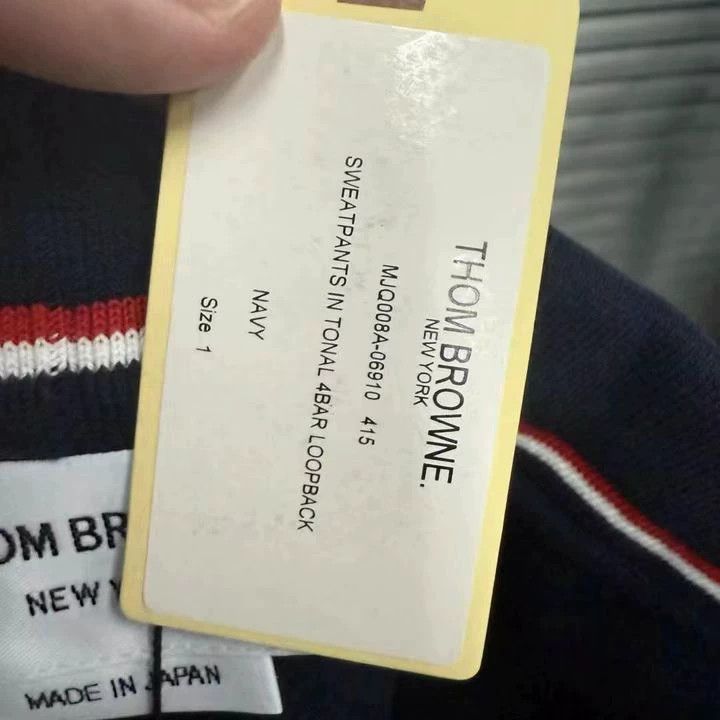 Thom Browne Thom Browne Size 1 Black and blue sweatpants 2505-Nextarro Size US 27 - 5 Thumbnail