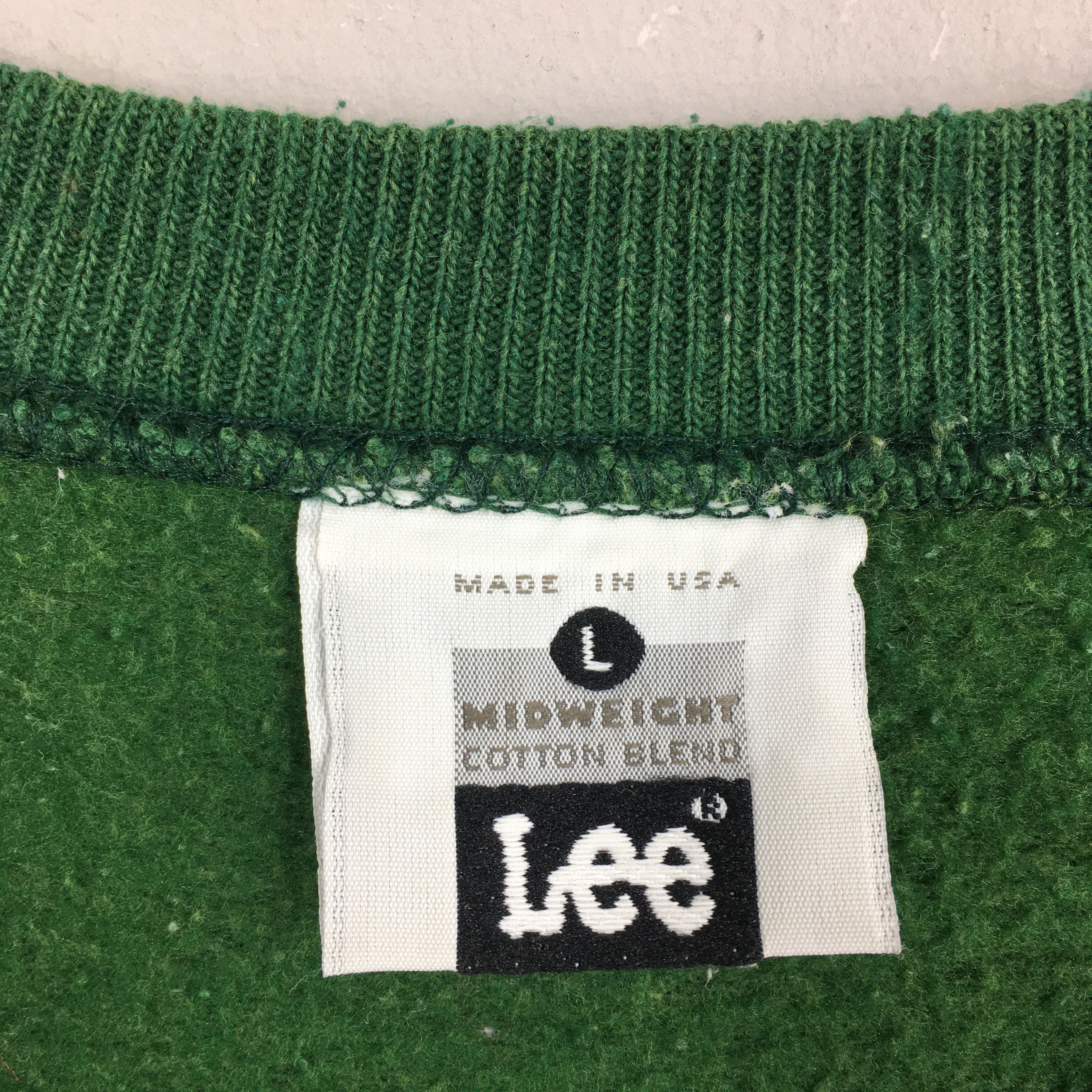 Lee Vintage Lee Jeans Spell Out Printed Sweatshirt Large 1990's Size US L / EU 52-54 / 3 - 5 Thumbnail