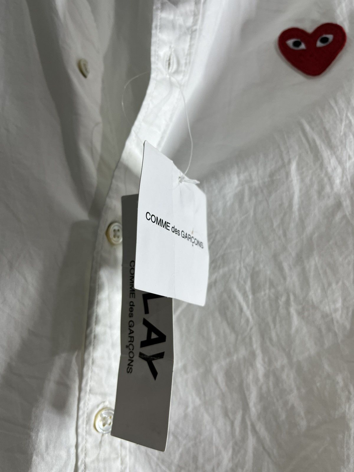 Comme des Garcons Comme des garcons AD2019 play shirt Size US XL / EU 56 / 4 - 5 Thumbnail