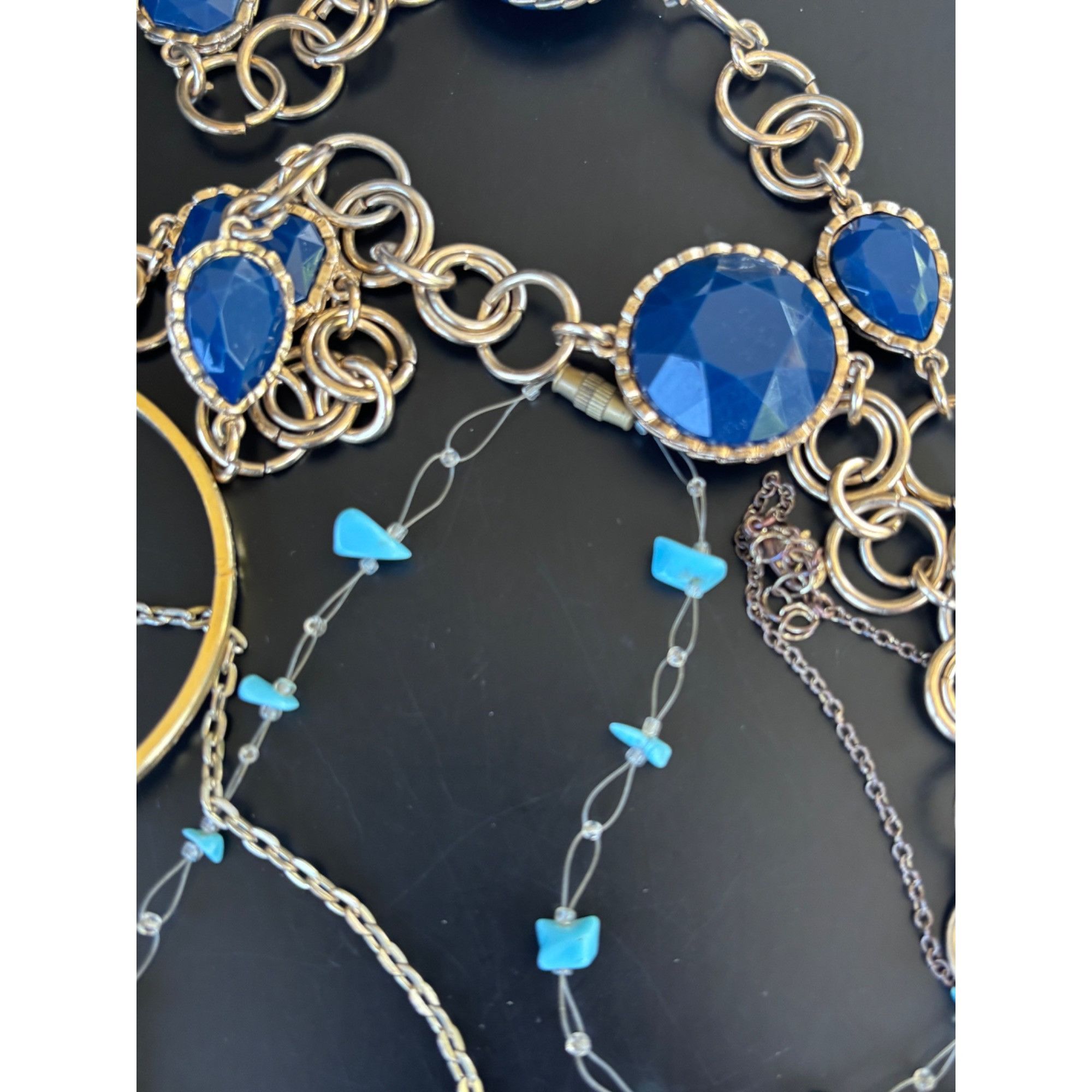 Other Assorted Jewelry Lot Featuring Bangles Bracelets Necklaces & Size ONE SIZE - 14 Thumbnail