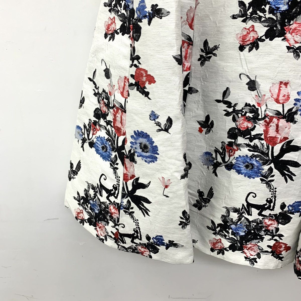 Valentino Valentino Print Linen Round Neck Sleeveless Dress K26WX Size L / US 10 / IT 46 - 5 Thumbnail