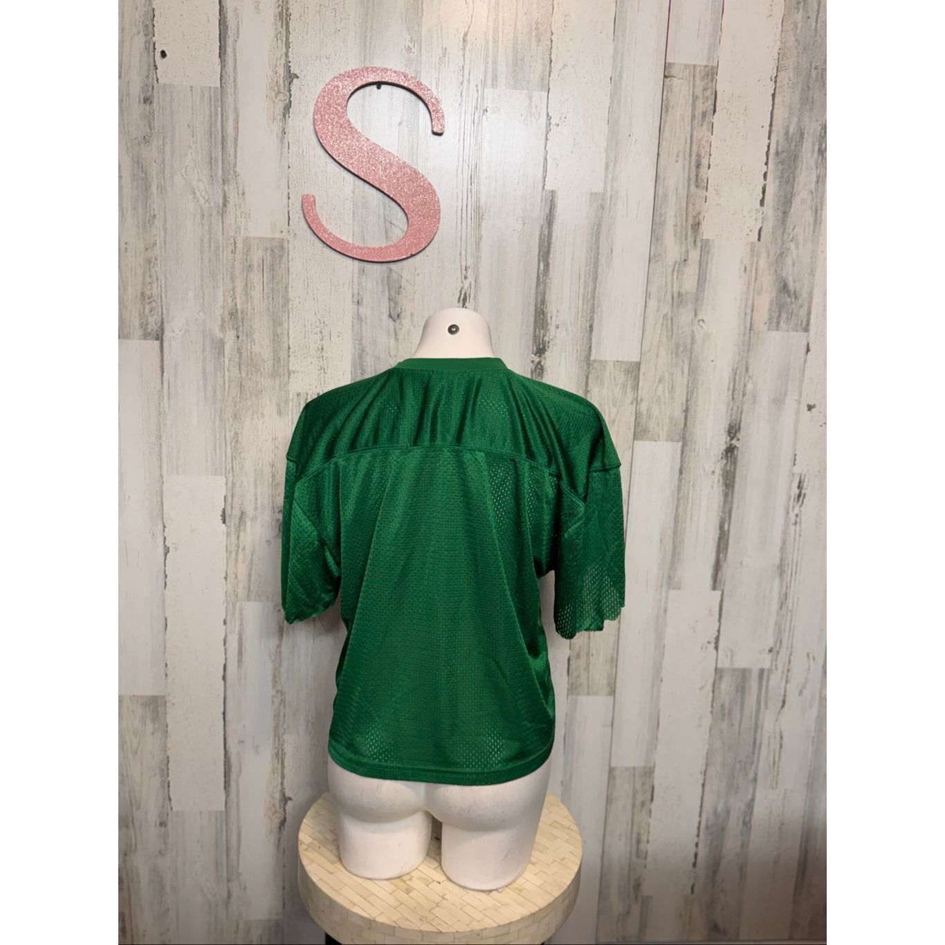 Other Alleson Athletic Green Mesh Football Jersey | Youth L/XL Fits Women’s Small Size S / US 4 / IT 40 - 4 Thumbnail