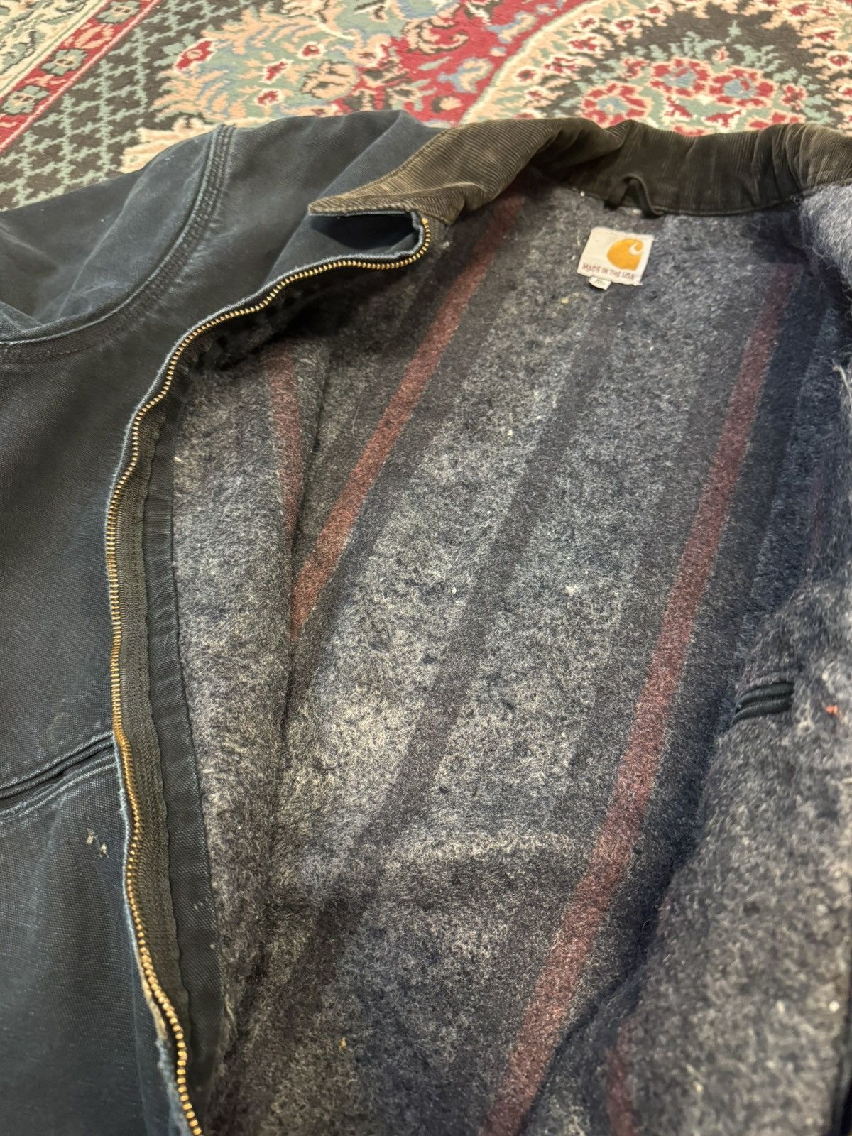 Carhartt Carhartt Workwear BMW J001 BLK Detroit Blanket Lined JKT Size US XL / EU 56 / 4 - 11 Thumbnail