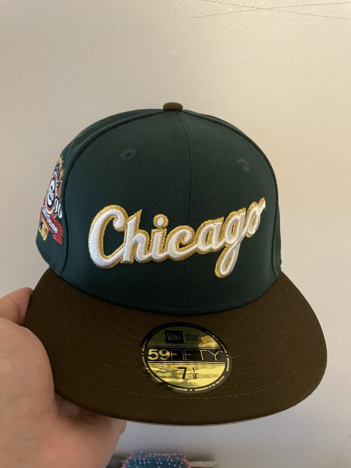image of Hat Club Noho Exclusive Chicago Cubs Script 1990 Al in Green, Men's