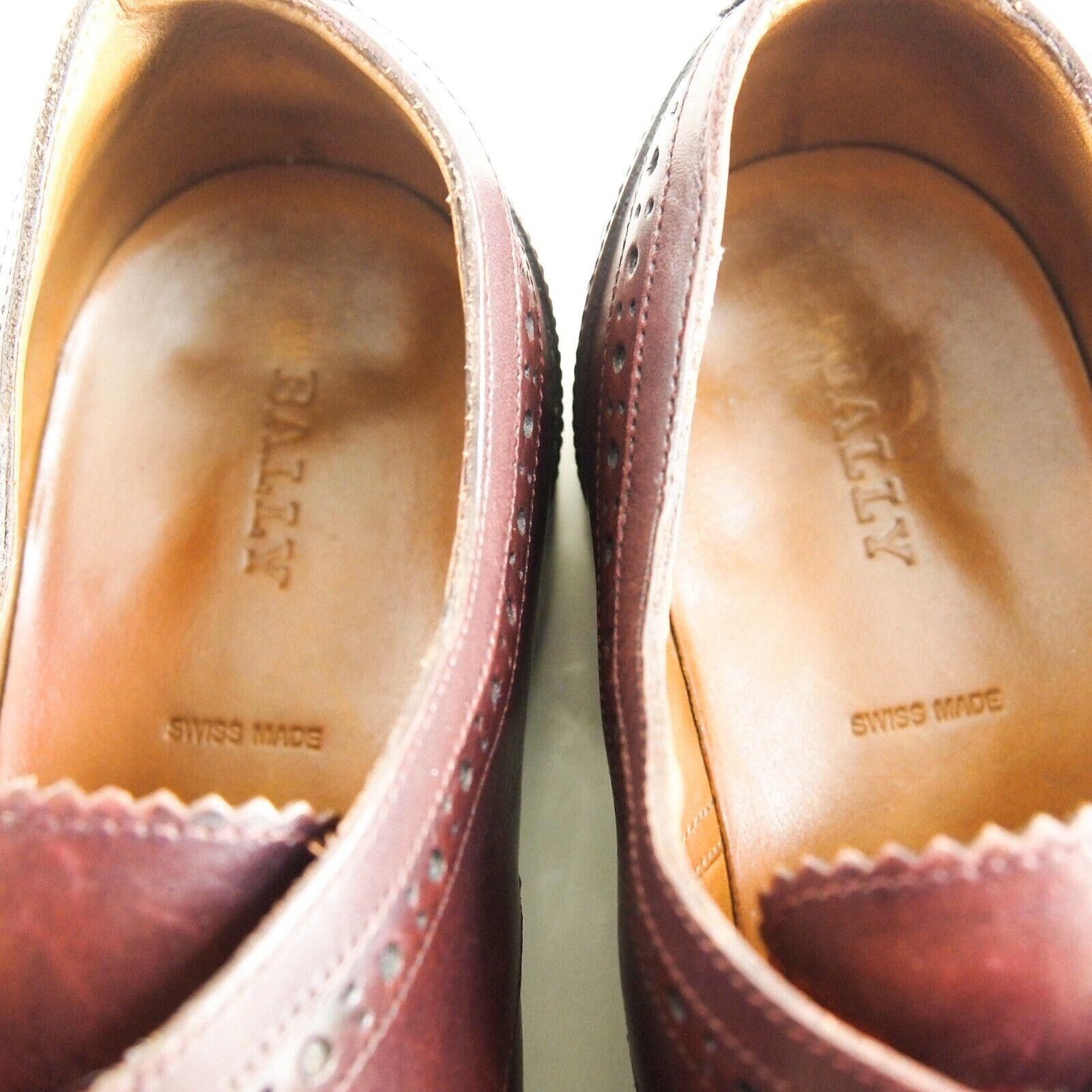 Bally Bally Baluke 25 Brogues Burgundy Womens EU 39 US 8.5 M Size US 8.5 / IT 38.5 - 8 Thumbnail