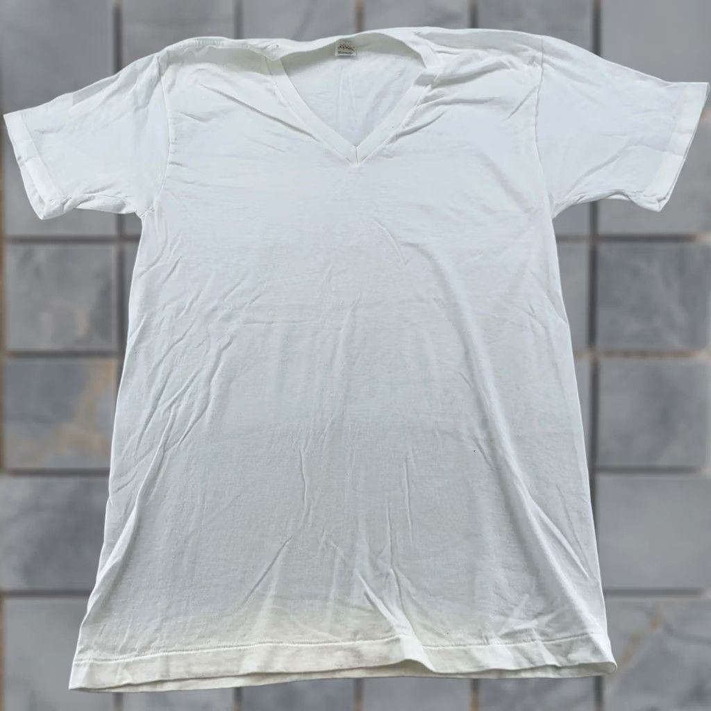Jockey VINTAGE Jockey Shirt Mens XS White V Neck Undershirt 100% Cotton 90s Classic Retro 90s Mens XS White Undershirt Cotton Jockey Shirt Size US XS / EU 42 / 0 - 1 Thumbnail