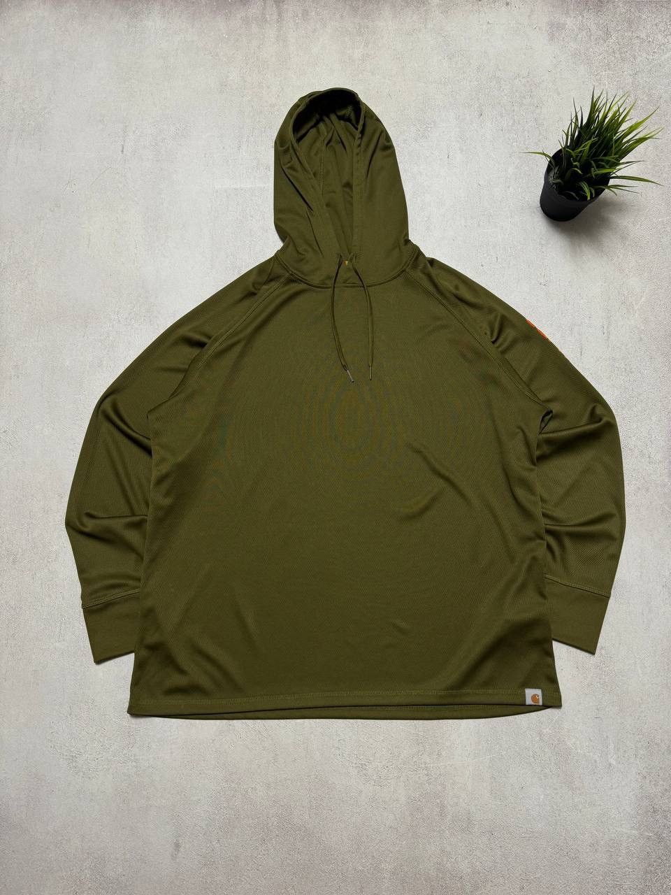 Carhartt × Vintage Vintage Carhartt Fishing Hoodie Tactical Big Logo Baggy 90s Size US L / EU 52-54 / 3 - 1 Thumbnail