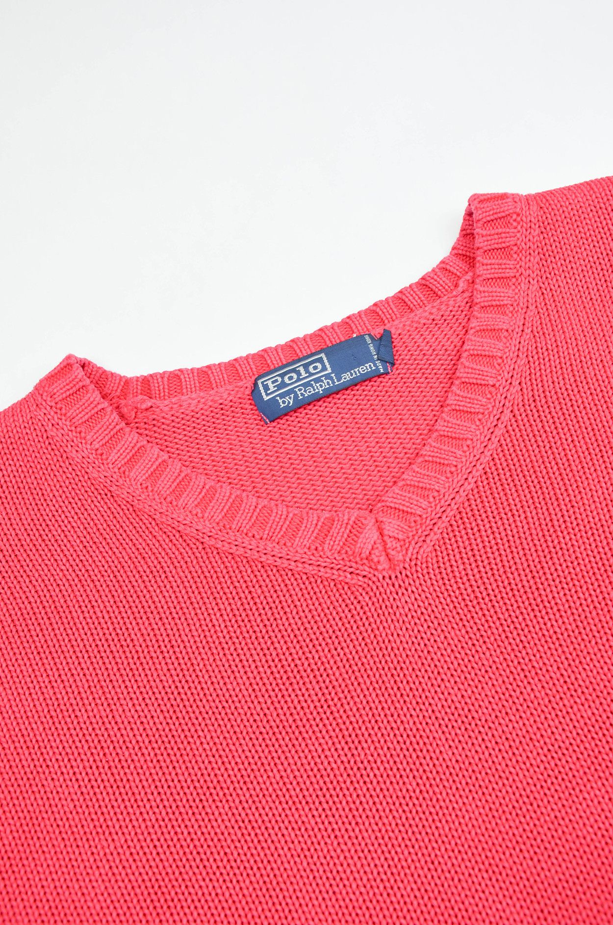 Polo Ralph Lauren Polo Ralph Lauren Cotton Sweater – Coral Red – Size XL Size US XL / EU 56 / 4 - 6 Thumbnail