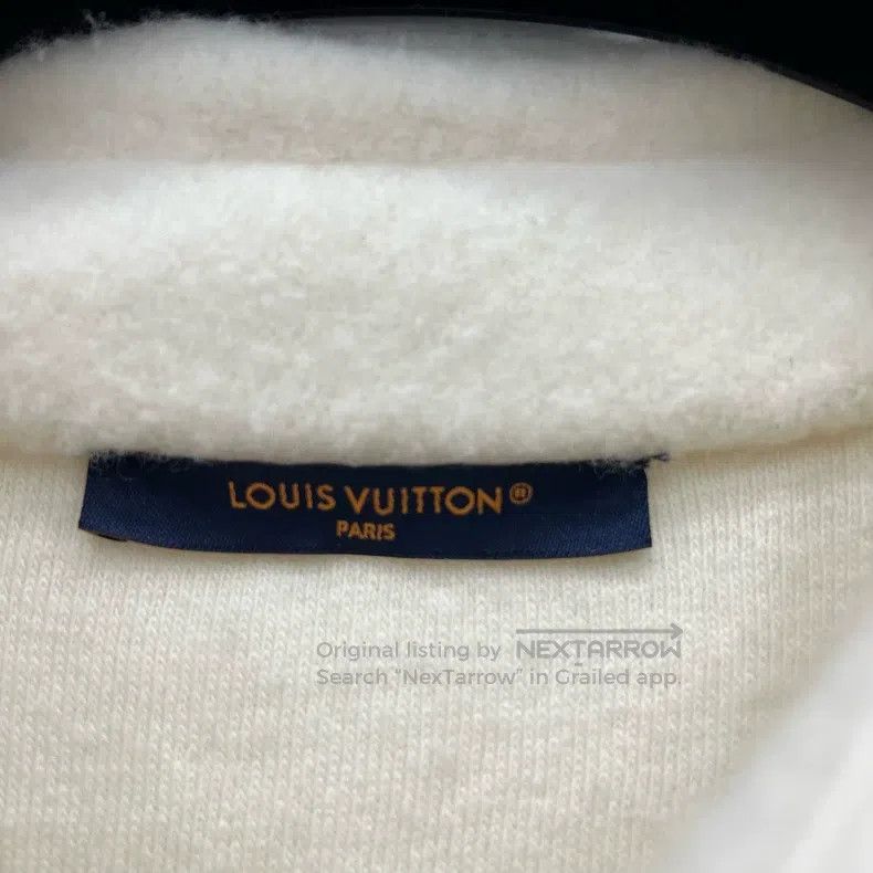 Louis Vuitton Louis Vuitton Solid logo fleece jacket Size US XL / EU 56 / 4 - 4 Thumbnail