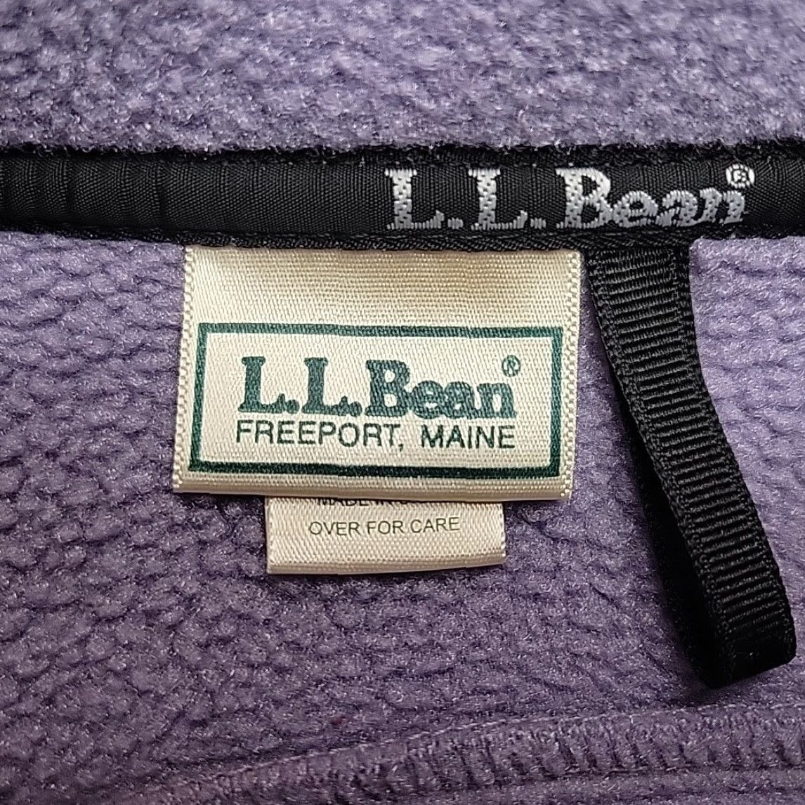Vintage VINTAGE L.L.Bean Jacket Womens Small Purple 1/4 Zip Fleece Pullover Outdoors Made in USA Size S / US 4 / IT 40 - 5 Thumbnail