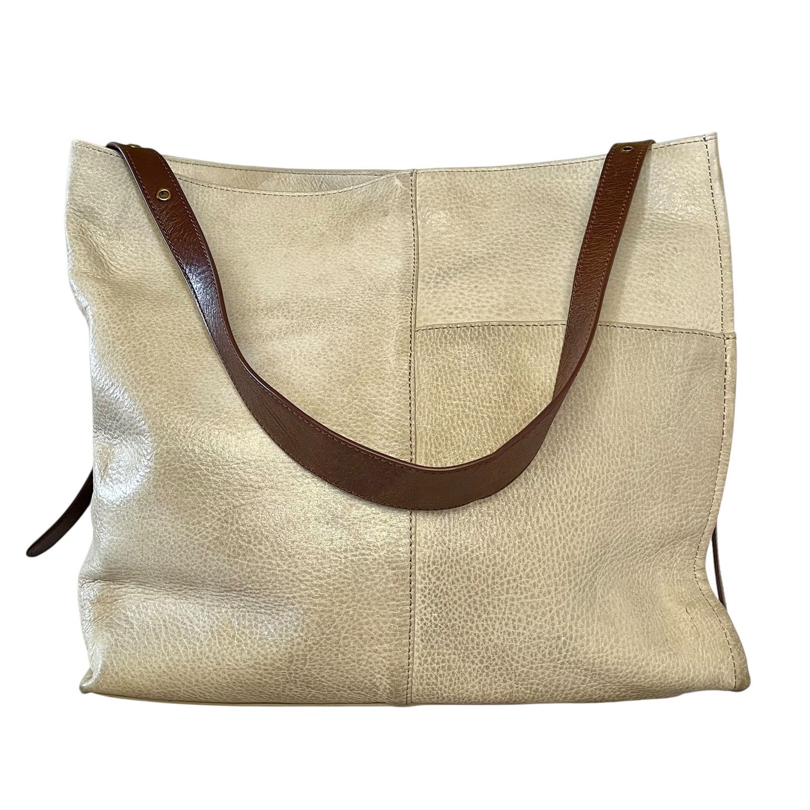 Hobo HOBO Park Latte Cream Leather Tote Bag Size ONE SIZE - 12 Thumbnail