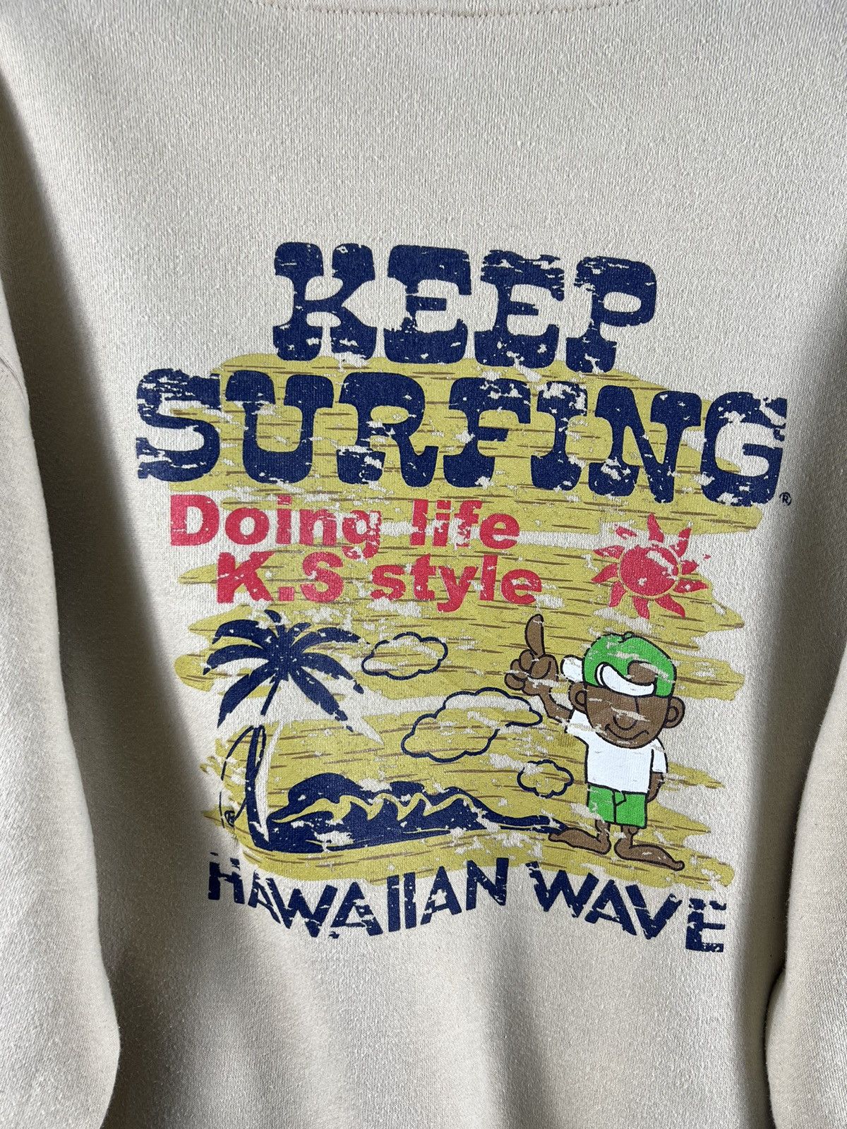 Japanese Brand 🔥 Hoodie 🔥 japanese Keep Surfing Hoodie - L Size US M / EU 48-50 / 2 - 12 Thumbnail
