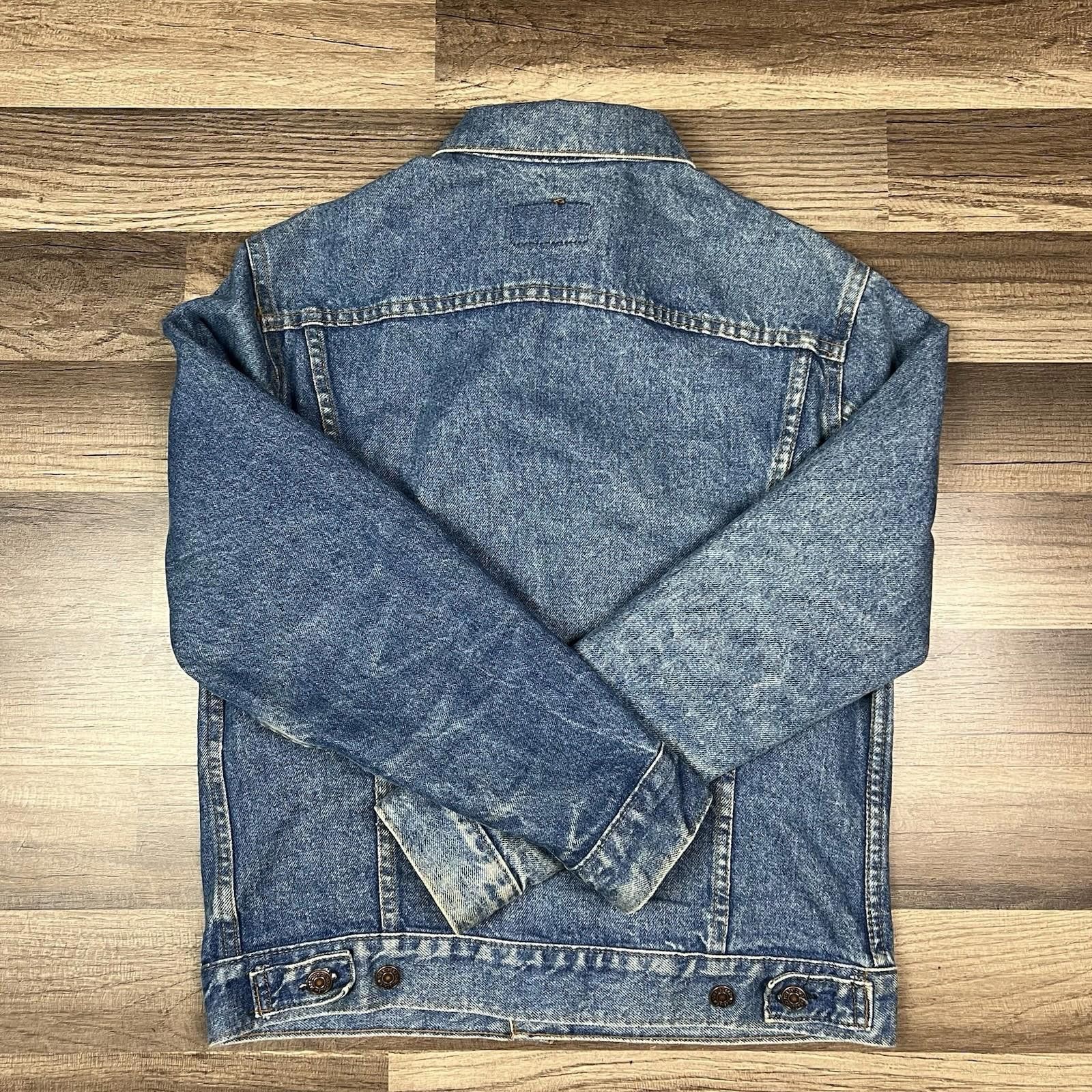 Levi's VTG Levis Denim Jacket Trucker Blue Jean USA Type III Sz 40R Size US M / EU 48-50 / 2 - 2 Thumbnail