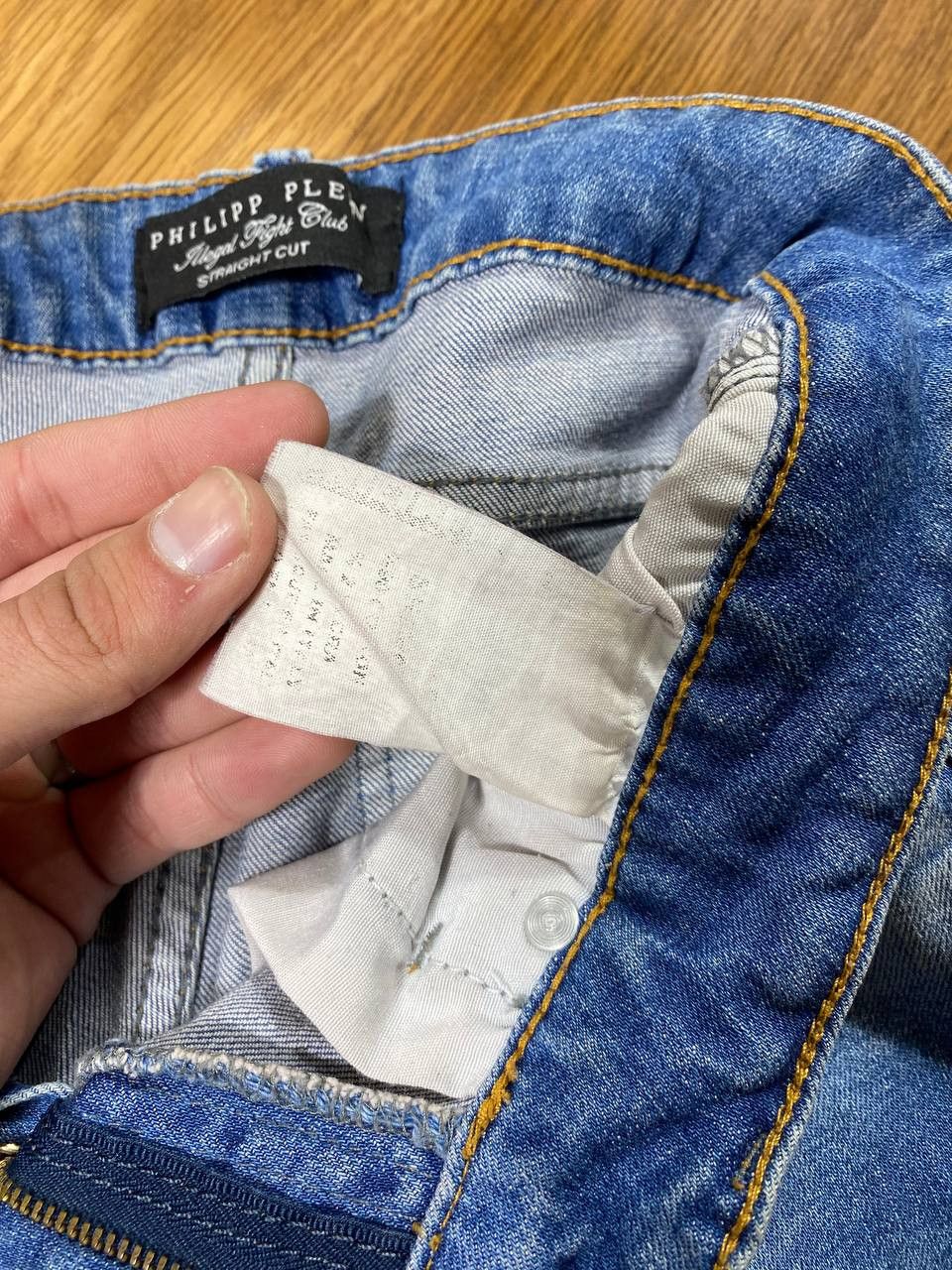 Philipp Plein Philipp Plein Distressed Denim Straight Cut Jeans Luxury Size US 28 / EU 44 - 2 Thumbnail