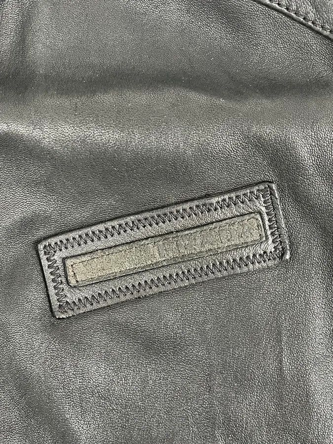 Prada 2000s Prada Black Biker Leather Jacket Size S / US 4 / IT 40 - 7 Thumbnail