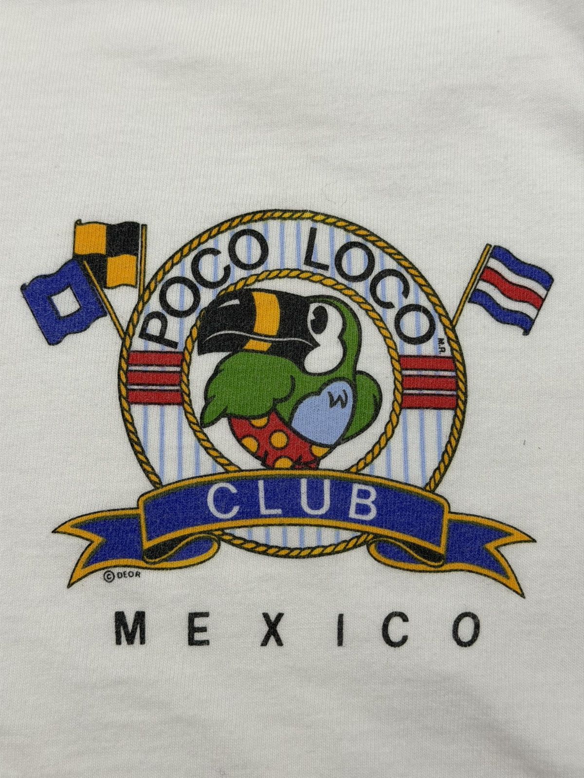 Vintage Vintage 90s Poco Loco Club Monterrey Mexico Striped Large Size US L / EU 52-54 / 3 - 4 Thumbnail