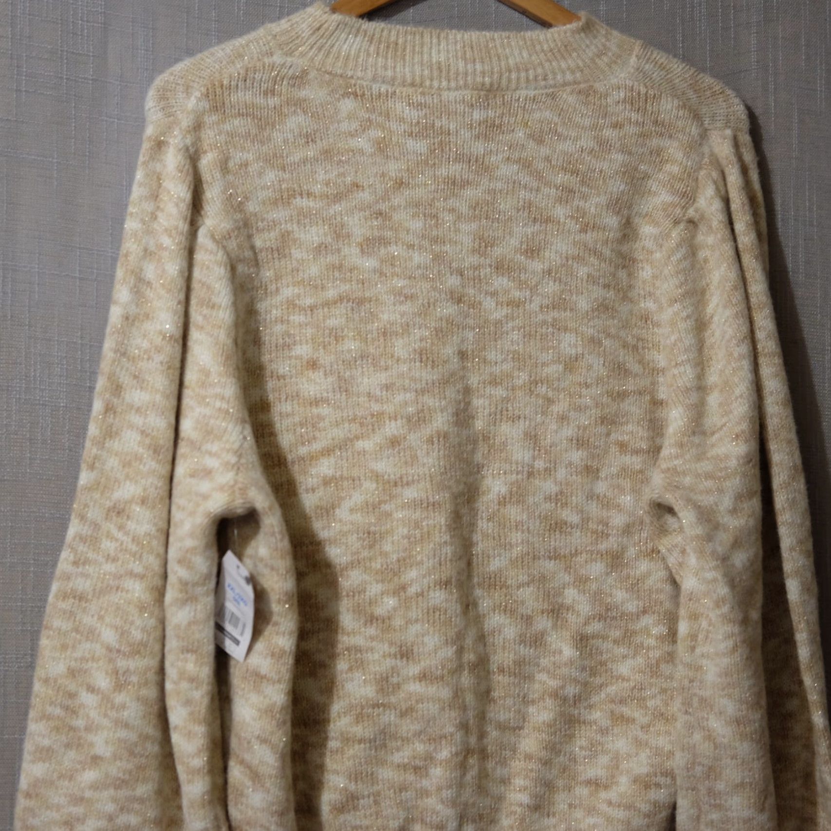 Vintage VINTAGE NWT Time and Tru Mock Neck Sweater Metallic Pullover Women's XXL (20) #A11-38 Size XXL / US 16-18 / IT 52-54 - 6 Thumbnail