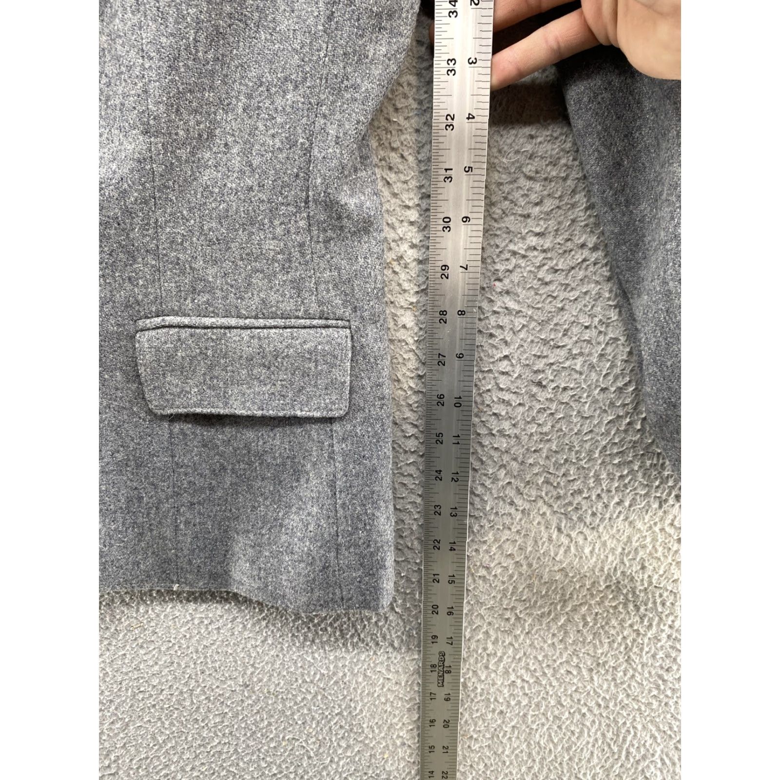 Pendleton VTG Peerless Of Boston Women’s Wool Blazer Career Jacket Gray Size 12 NEW - Business Jacket Mens Womens Girls Boys Size XL / US 12-14 / IT 48-50 - 5 Thumbnail