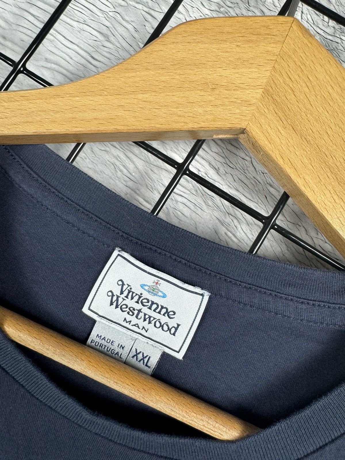 Vintage × Vivienne Westwood Vintage Vivienne Westwood Basic Logo Blue Tee Oldmoney Size US XL / EU 56 / 4 - 6 Thumbnail