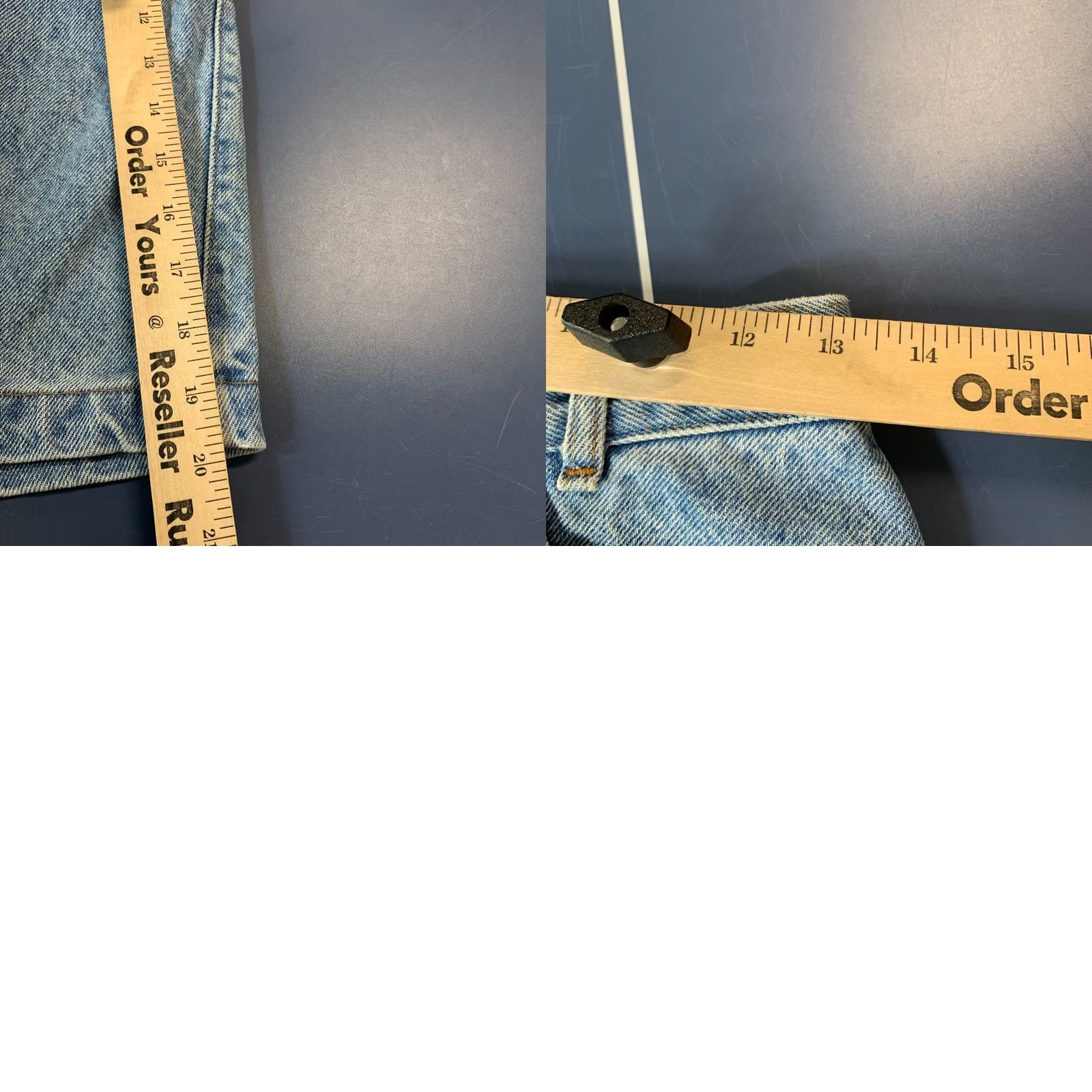 Gap VINTAGE Gap Denim Skirt Womens Size 8 Zipper Light Wash Knee Length 90s Made USA Size 30" / US 8 / IT 44 - 10 Thumbnail