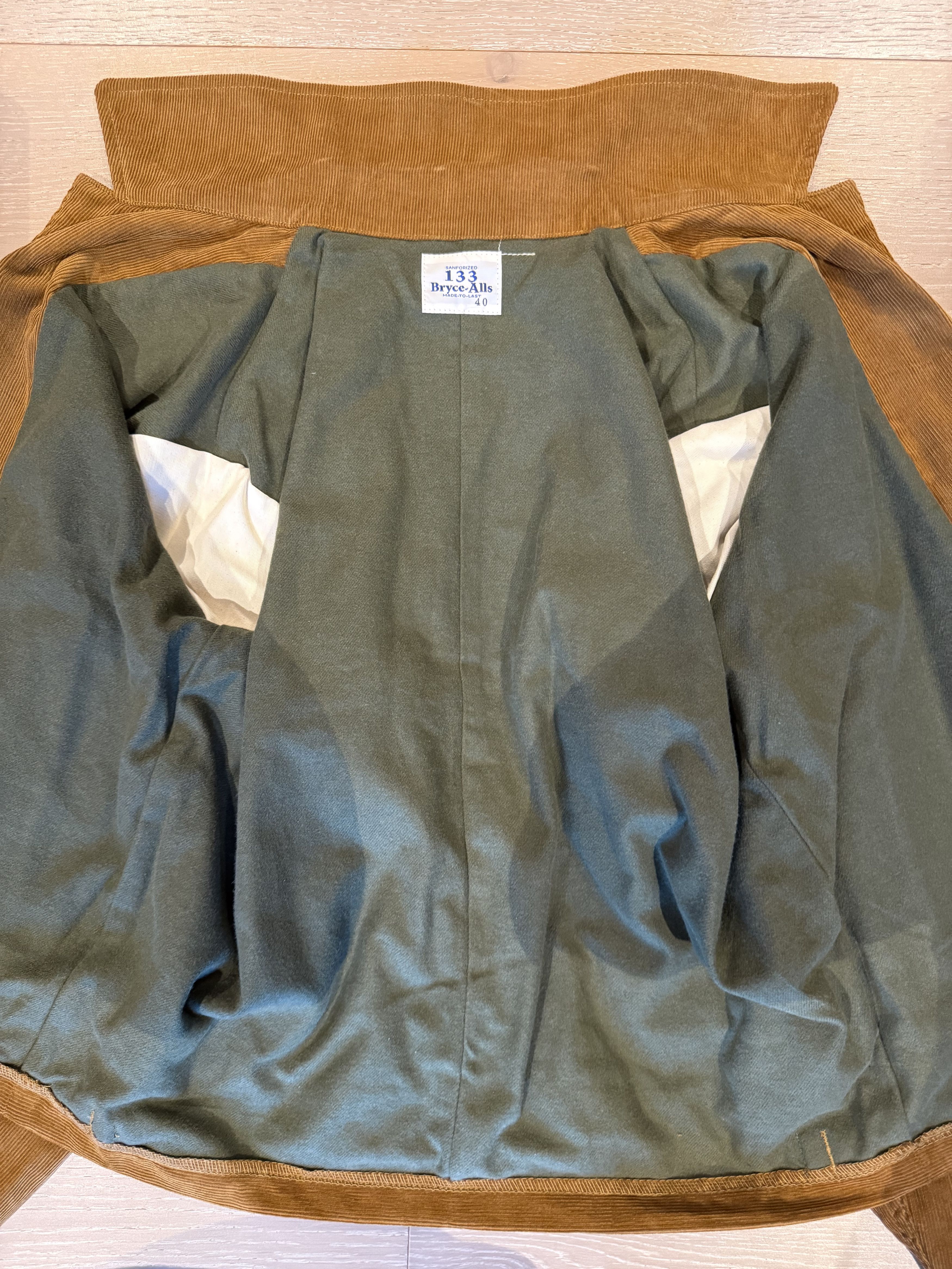 Bryceland's 💚 Bryceland's FFA Jacket Caramel Size 40 NEW Size US M / EU 48-50 / 2 - 13 Thumbnail