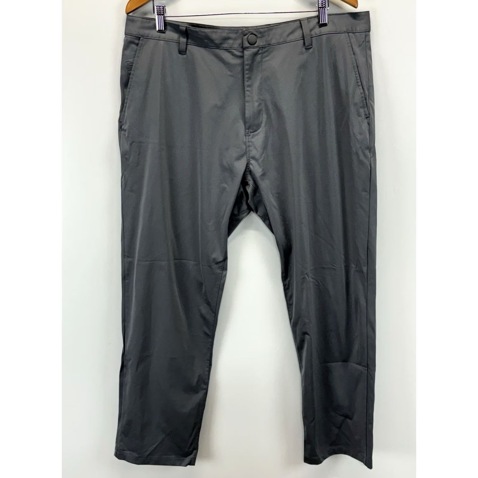 Rhone Rhone Commuter Pants Men 38x29 Gray Stretch Performance City Chino Mens Size US 38 / EU 54 - 2 Thumbnail