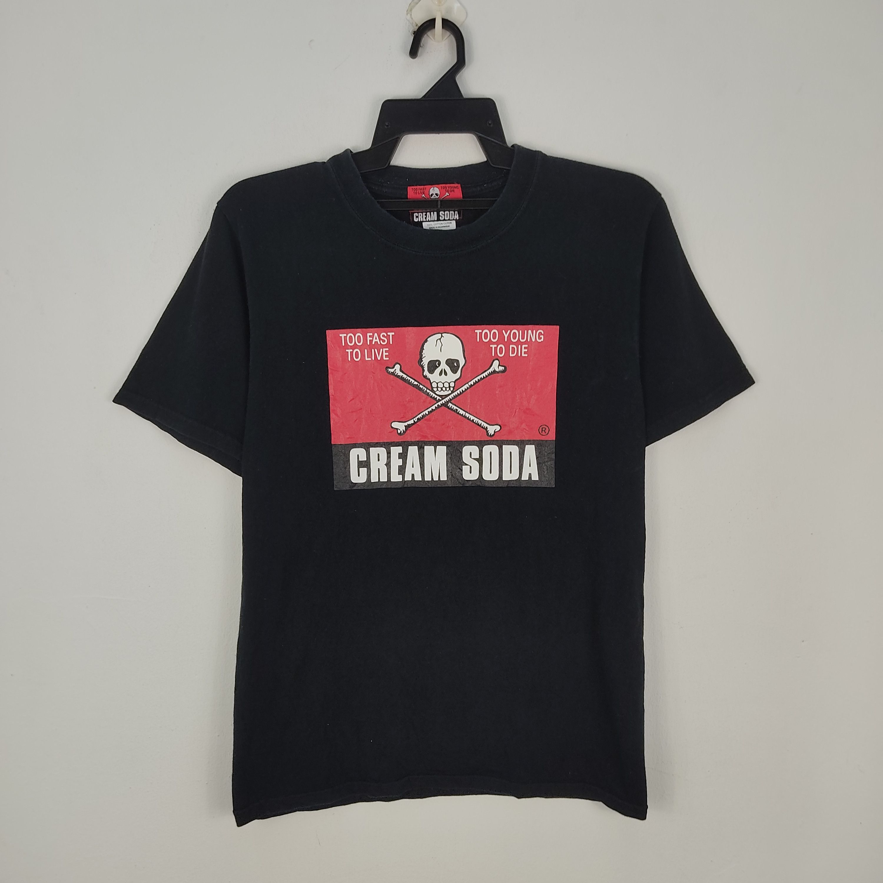 Japanese Brand Vintage Y2K Japanese Brand Cream Soda Big Logo T-Shirt Size US S / EU 44-46 / 1 - 1 Thumbnail