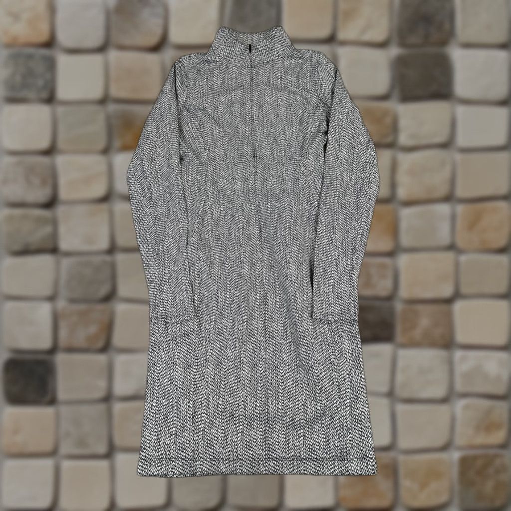 Athleta Dress Womens Small Gray Black Blouson