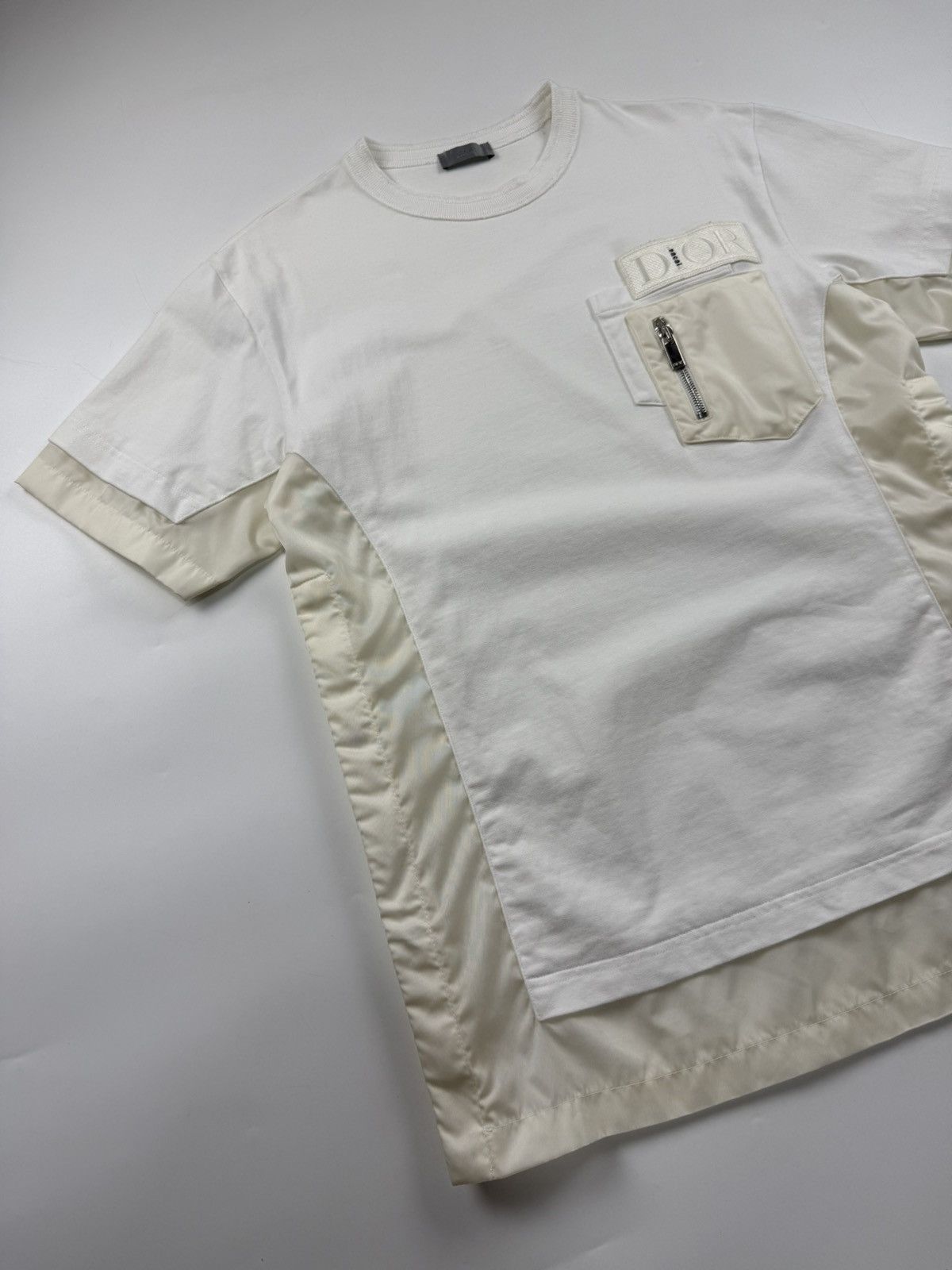 Dior × Sacai Dior x Sacai Zip Pocket Tee Size US S / EU 44-46 / 1 - 3 Thumbnail