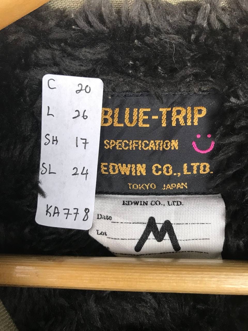 Edwin × Japanese Brand × Vintage Vintage Edwin Blue Trip Military Design Jacket Size US M / EU 48-50 / 2 - 4 Thumbnail