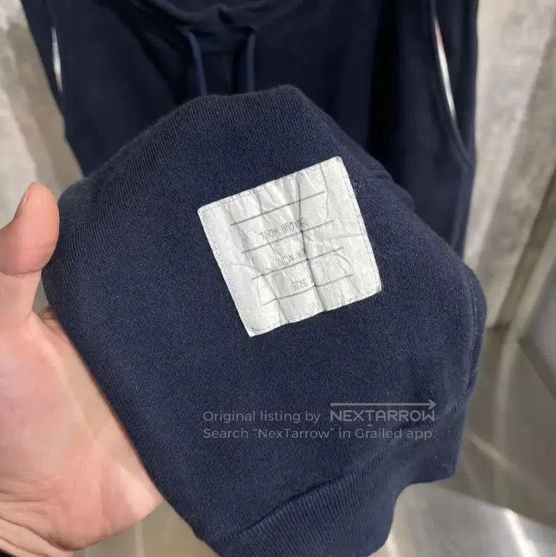 Thom Browne Thom Browne Blue Cotton Casual Pants . Size US 30 / EU 46 - 3 Thumbnail