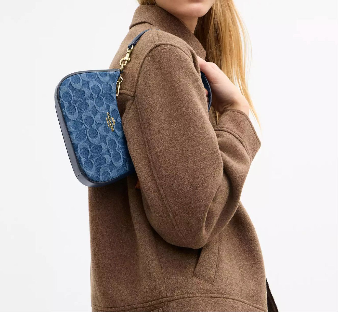 Coach Teri Mini Crossbody Bag In Signature Denim CDQ25 Size ONE SIZE - 12 Thumbnail