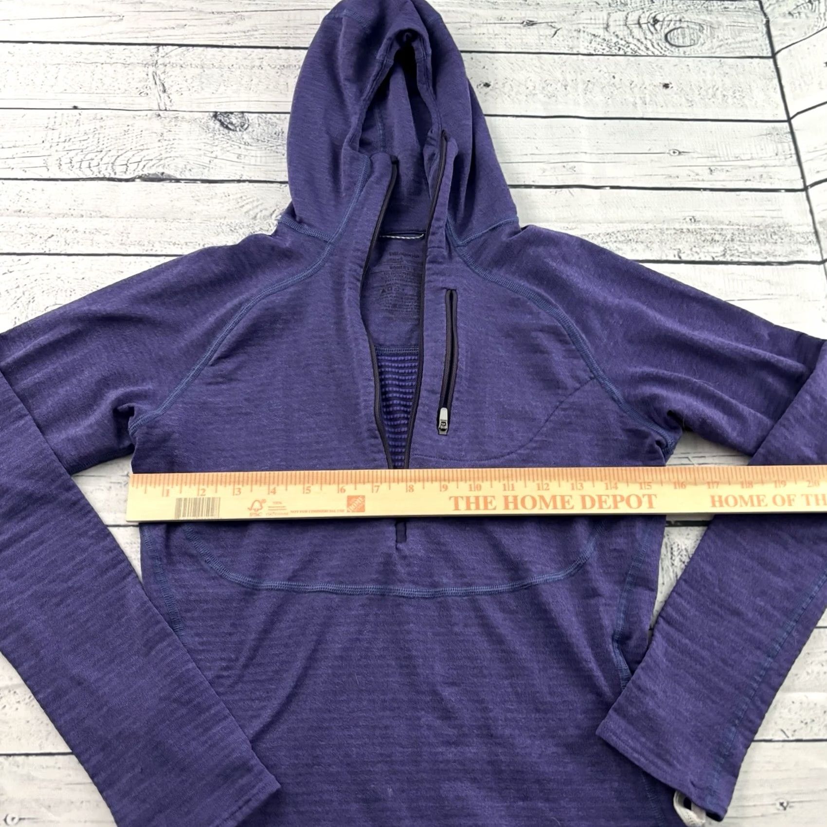 Patagonia Patagonia Capilene 4 Polartec 1/4 Zip Hooded Jacket Women's Small Purple Size S / US 4 / IT 40 - 5 Thumbnail