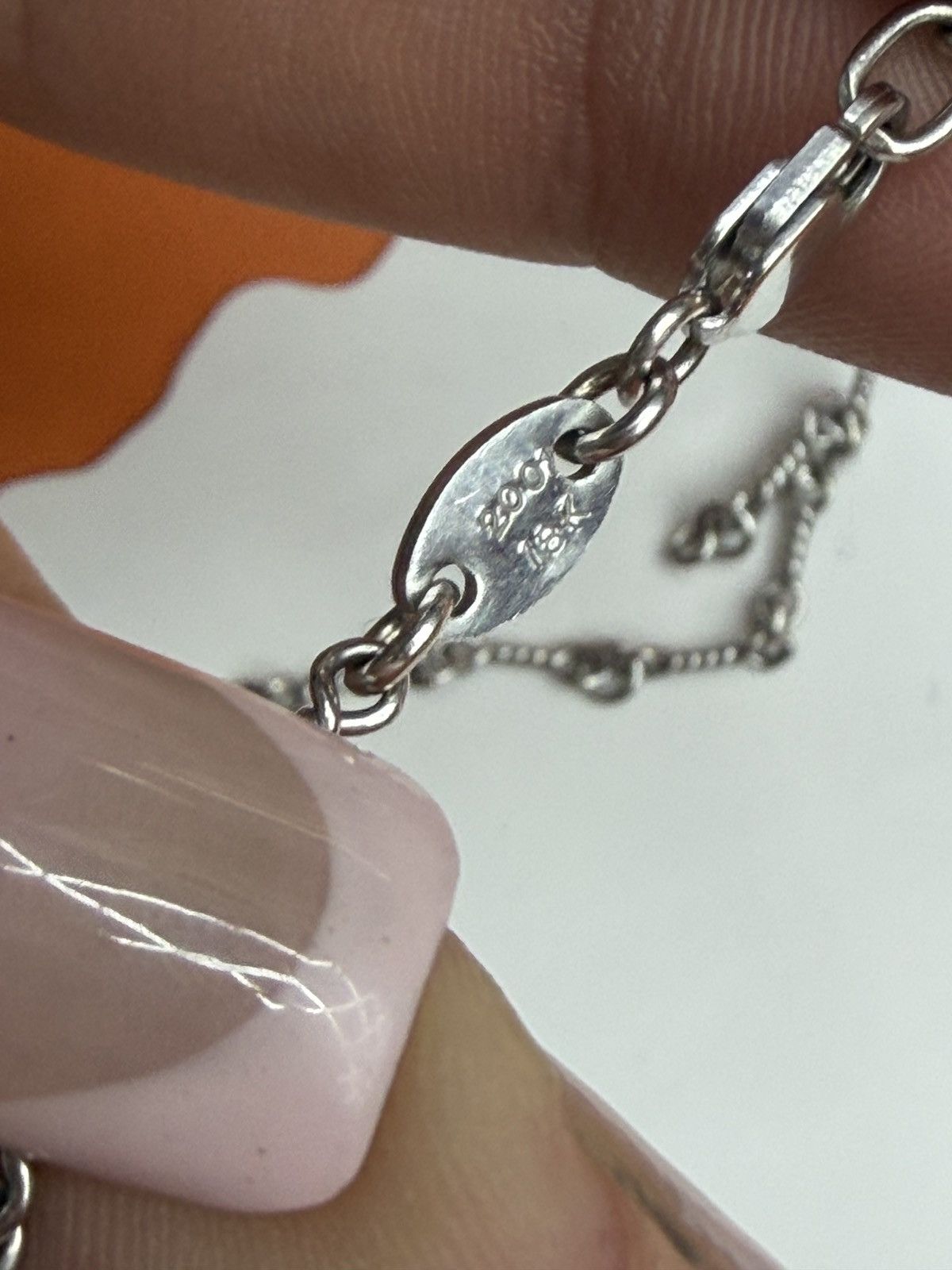 Chrome Hearts Chrome Hearts 18K White Gold Twist Chain Necklace Size ONE SIZE - 12 Thumbnail