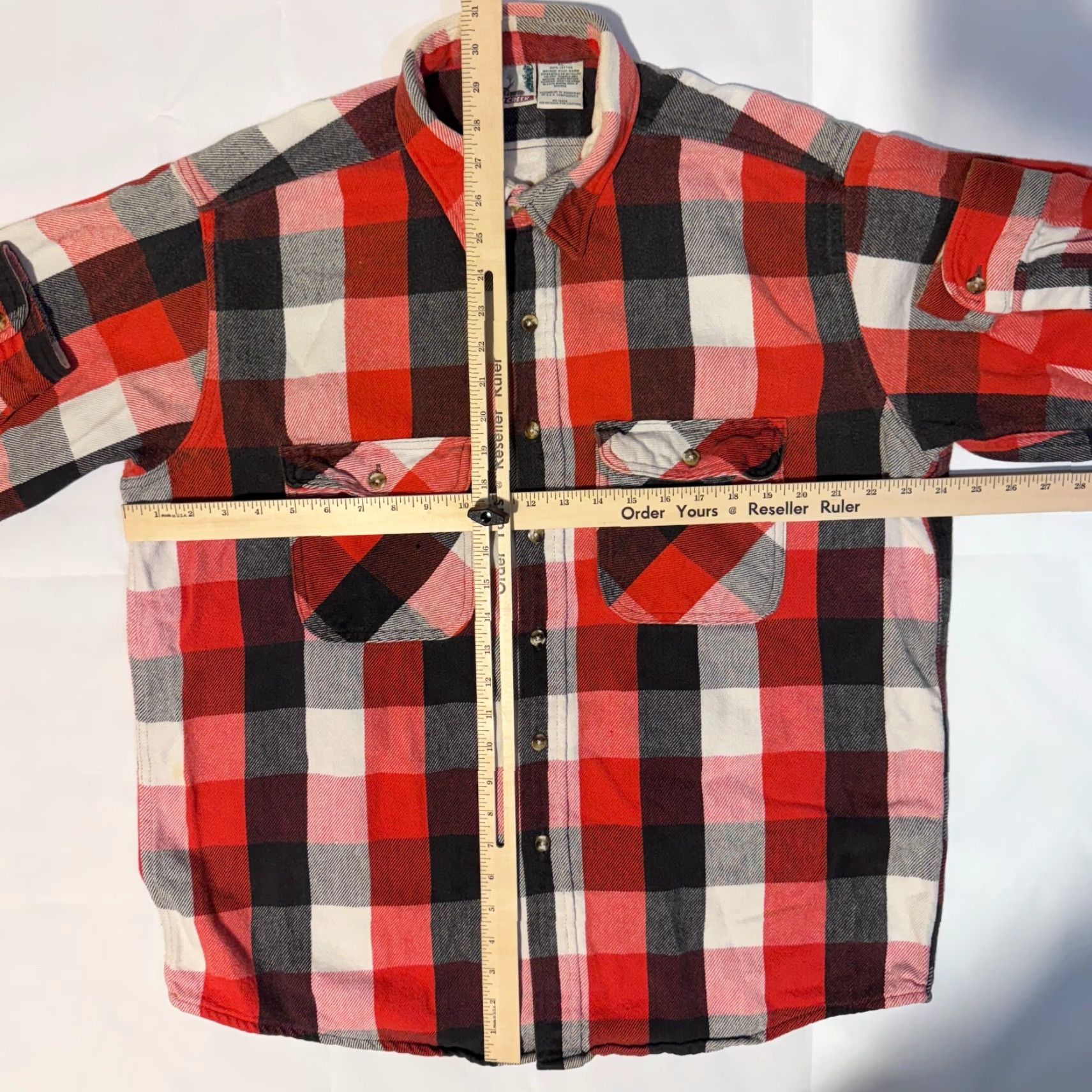 Vintage VINTAGE DEER CREEK Shirt Button-Up Plaid Red & Black Long Sleeve XL Mens Classic Outdoor Logo Size US XL / EU 56 / 4 - 5 Thumbnail