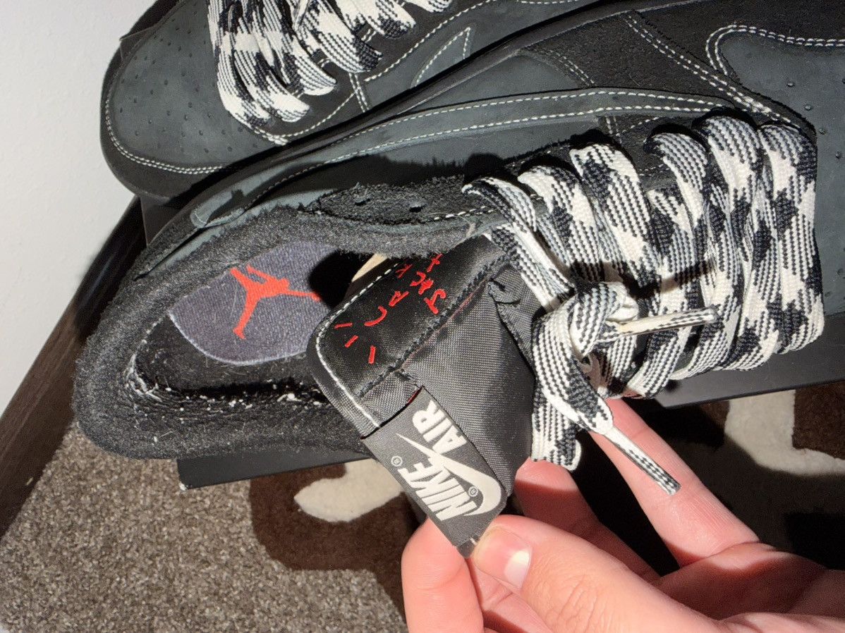 Nike × Travis Scott Travis Scott x Air Jordan 1 Low ‘Black Phantom’ Size US 15 / EU 48 - 7 Thumbnail