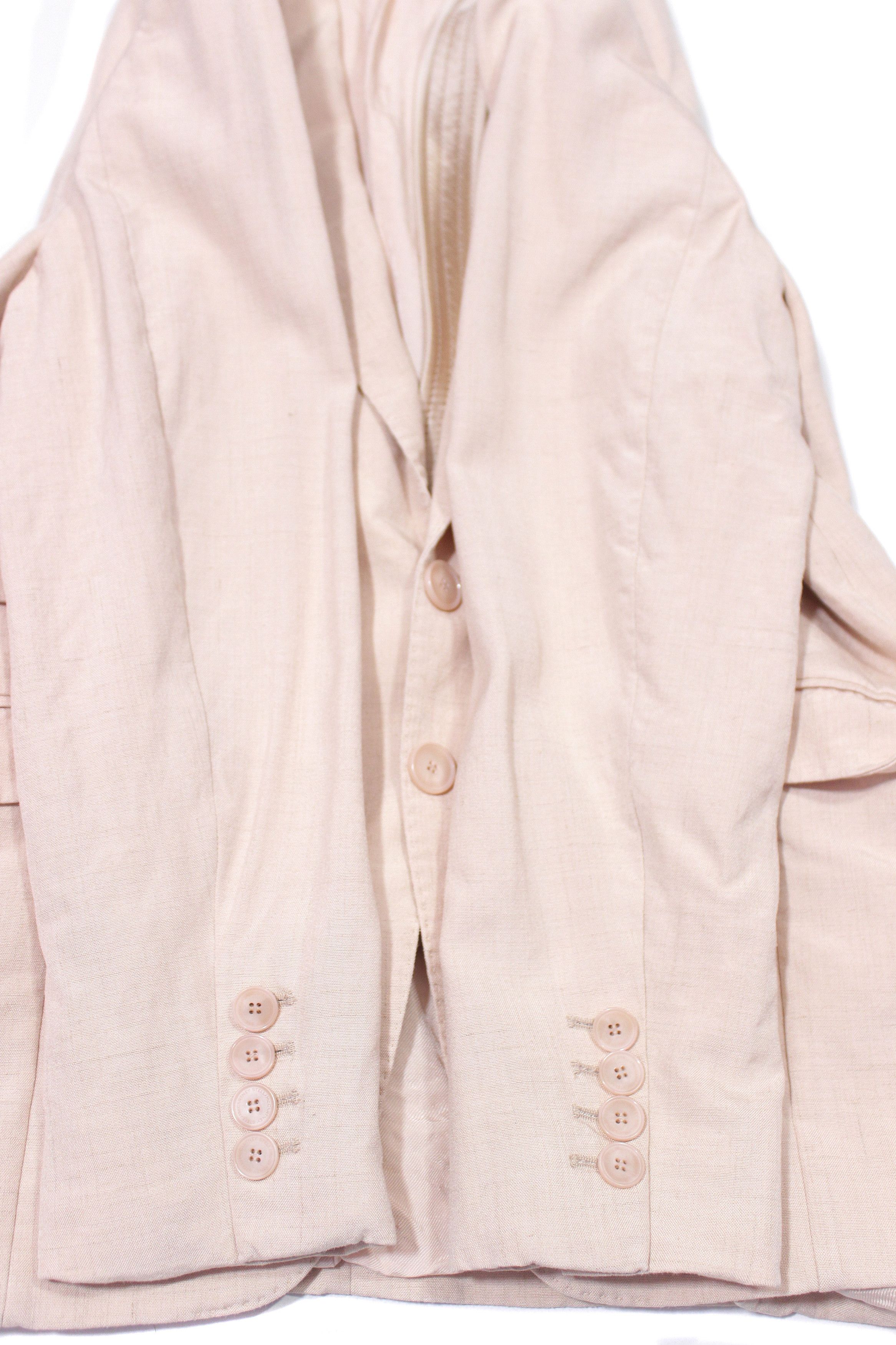Stella McCartney 2018 Viscose Linen Blazer Size M / US 6-8 / IT 42-44 - 7 Thumbnail