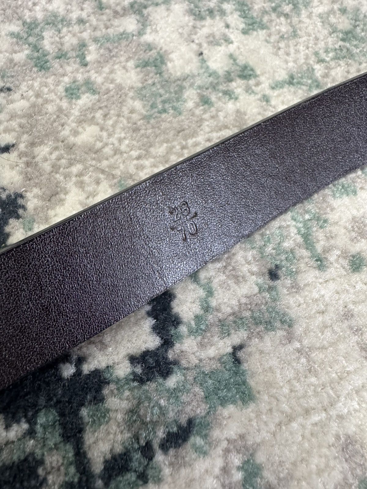 Prada PRADA ADJUSTABLE LEATHER BELT Size 30 - 5 Thumbnail