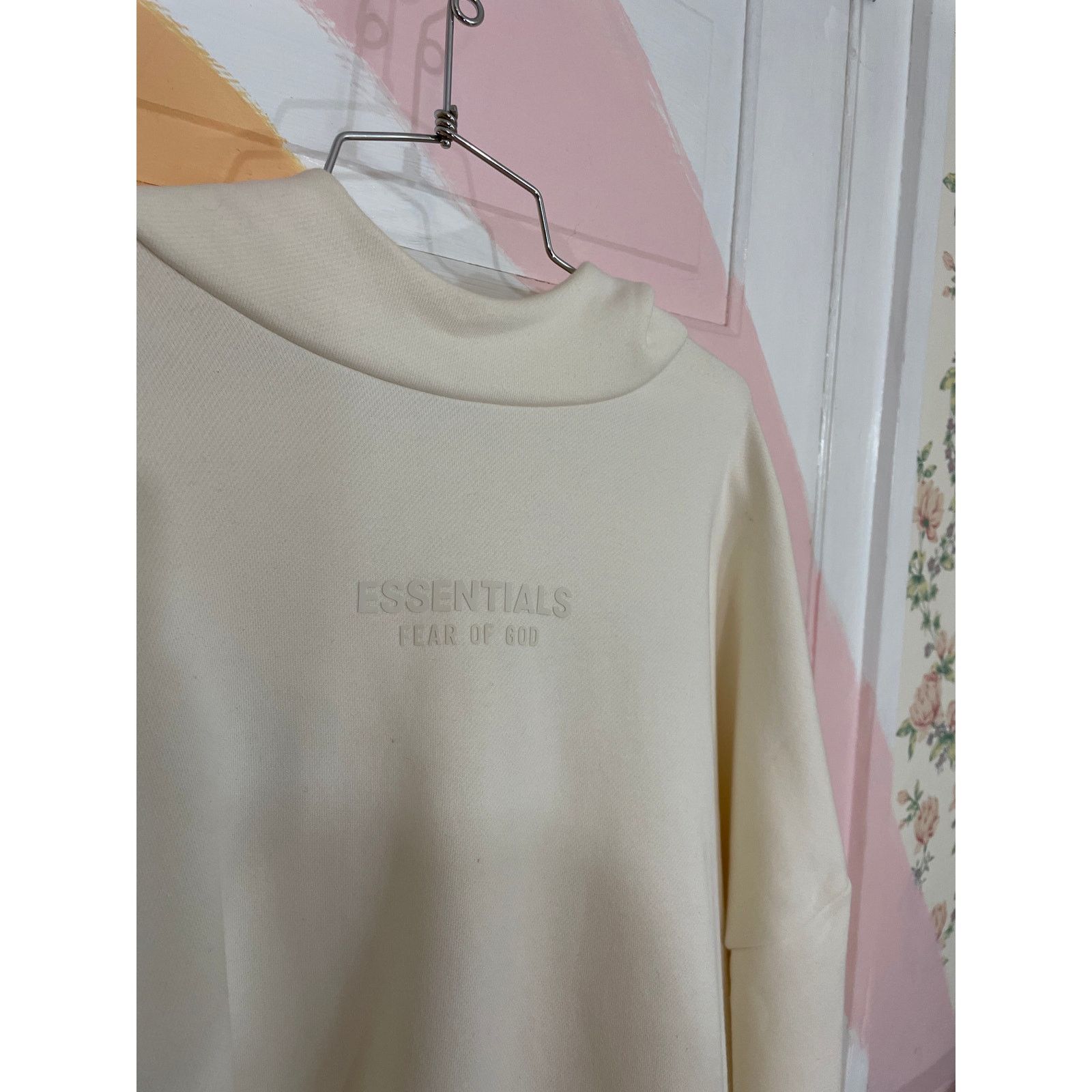 Fear of God Fear of God Essentials Cream Hoodie XXL Oversized hoodie Size US XXL / EU 58 / 5 - 10 Thumbnail