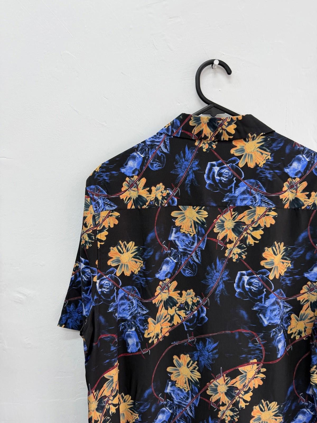 Ksubi new ksubi medium short sleeve resort shirt hyperflower blue Size US M / EU 48-50 / 2 - 5 Thumbnail