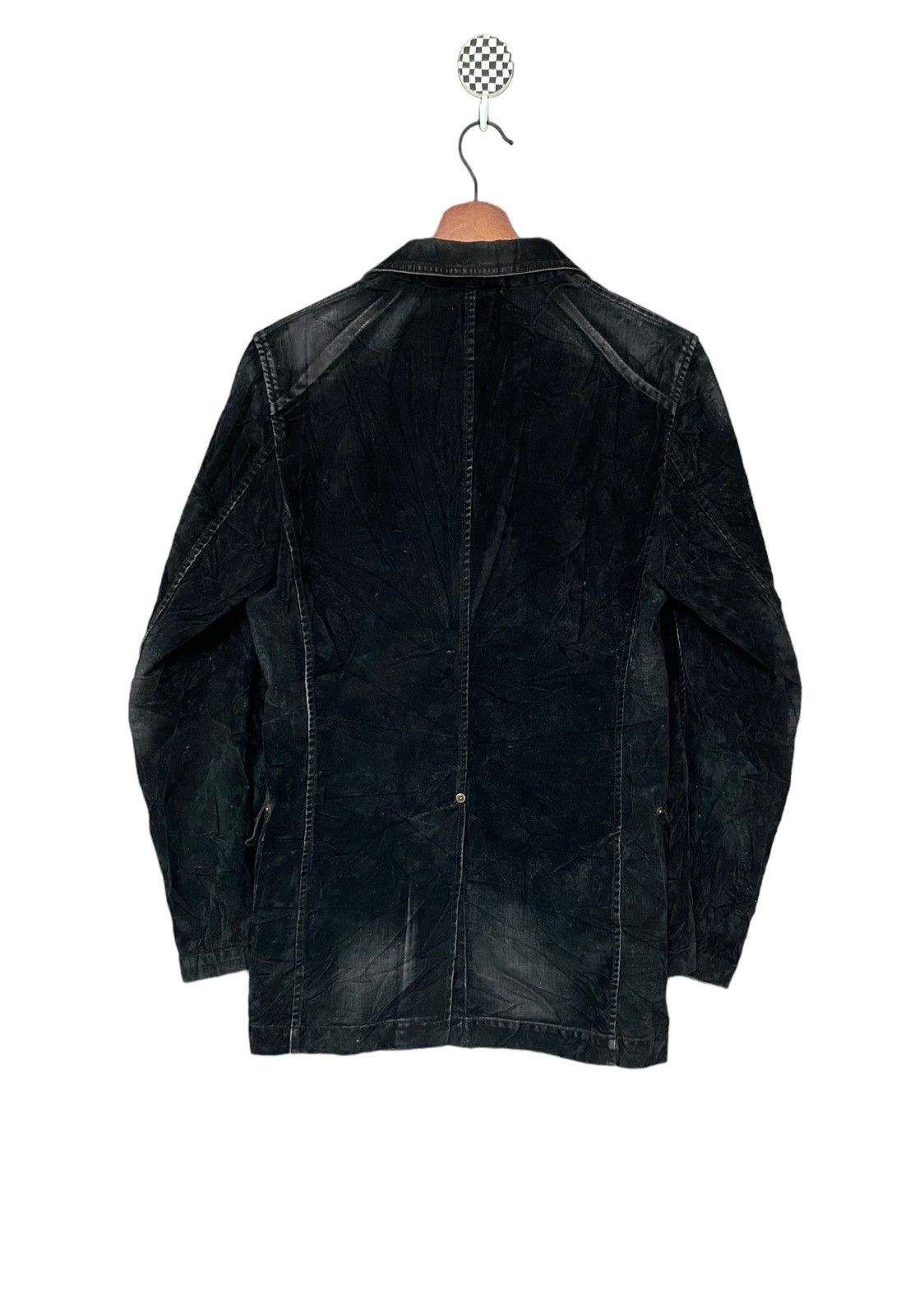 Vintage Vintage Japanese Brand Tete Homme Velvet Jacket 2000s Size US S / EU 44-46 / 1 - 2 Thumbnail