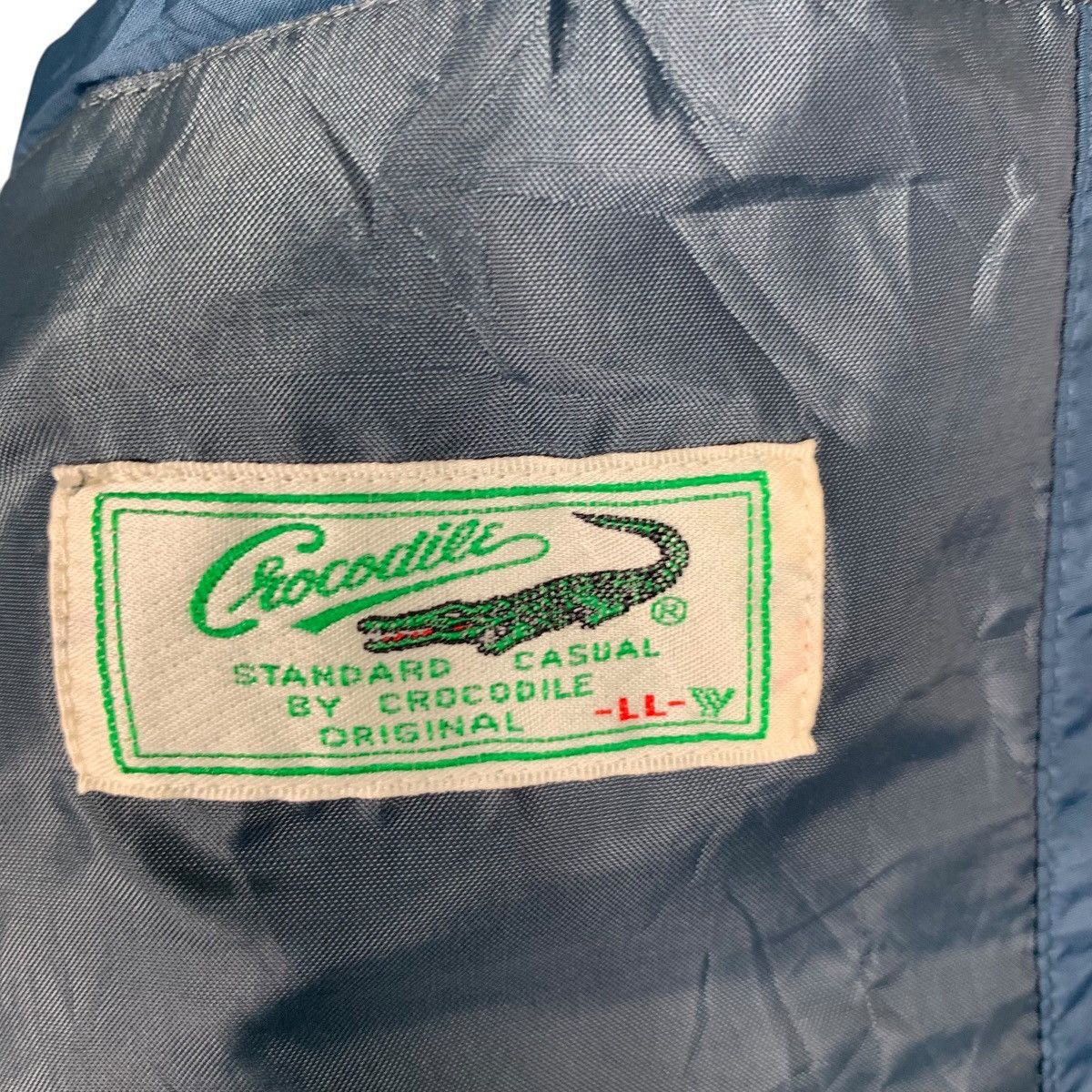 Japanese Brand CROCODILE Blue Puffer Jacket Down Jacket #1527-C68 Size US L / EU 52-54 / 3 - 16 Thumbnail