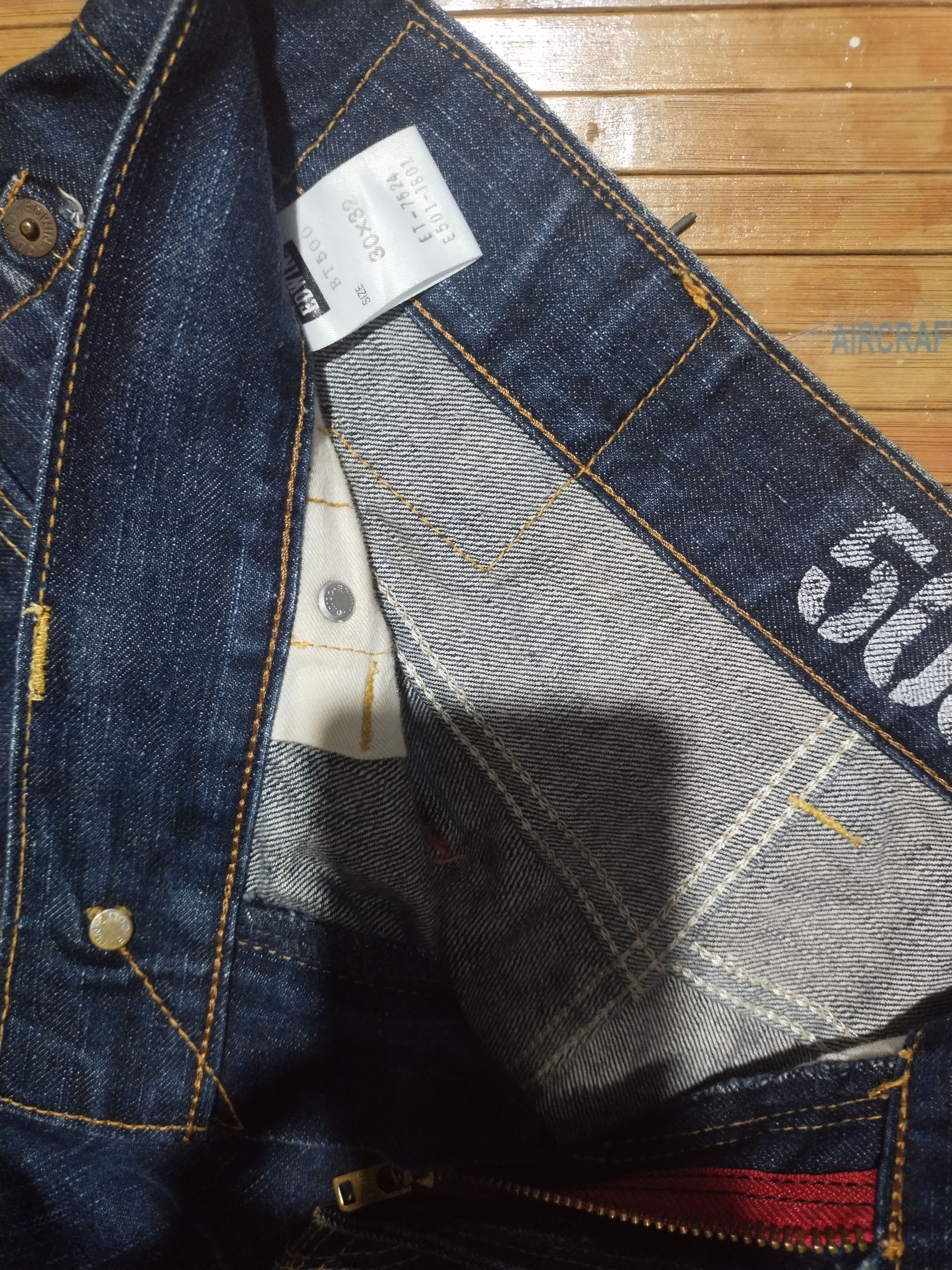 Edwin Jeans Edwin 503,Blue Trip Sz 30" Size US 30 / EU 46 - 3 Thumbnail